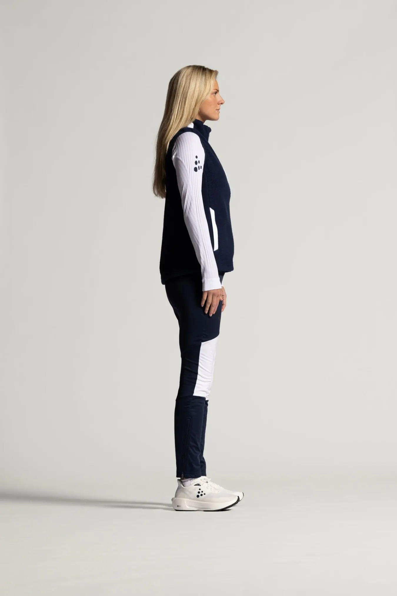 Jakker & Vester>Craft Sportswear NOR ADV Explore Pile Fleece Vest W Blaze-White