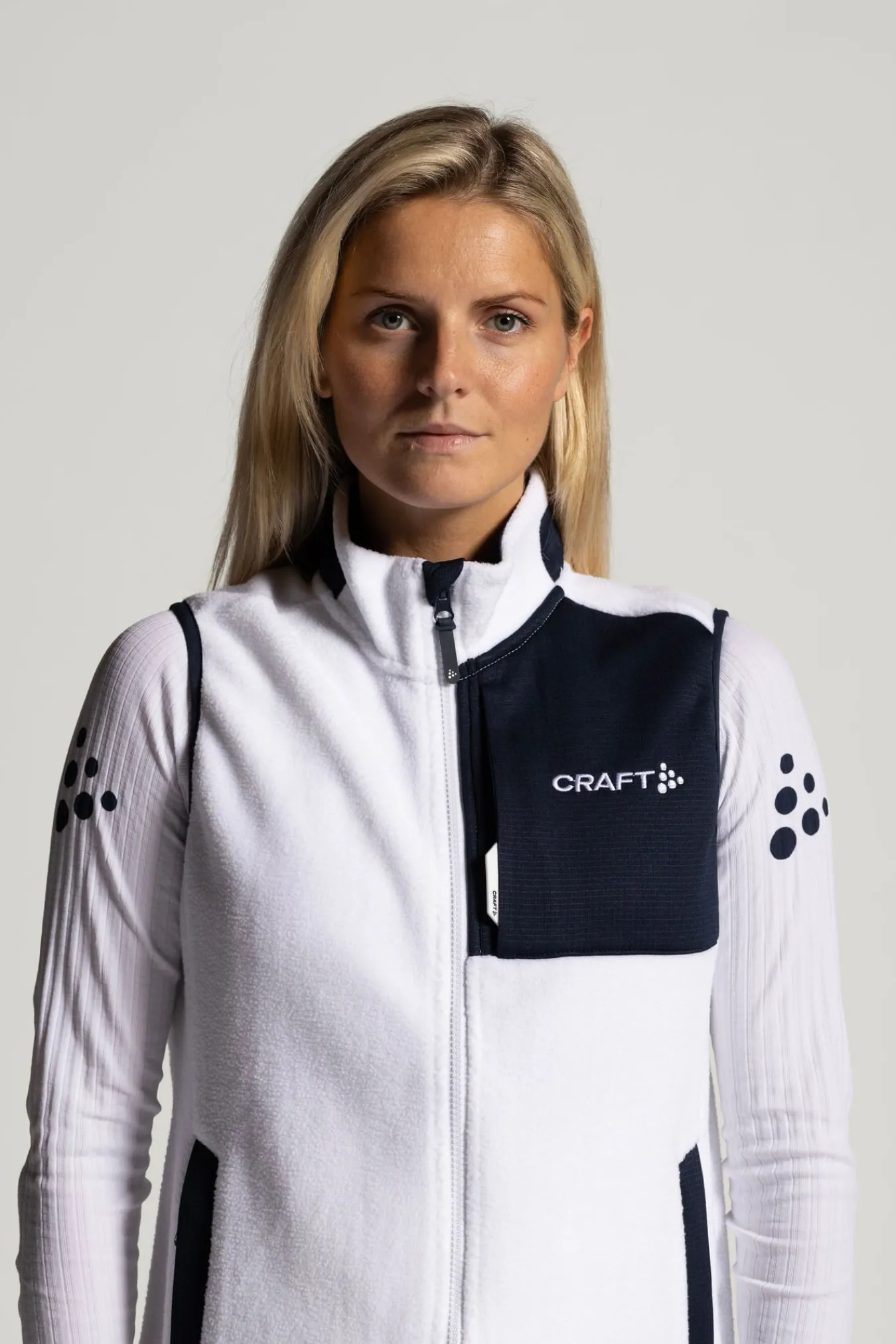 Jakker & Vester>Craft Sportswear NOR ADV Explore Pile Fleece Vest W White-Blaze