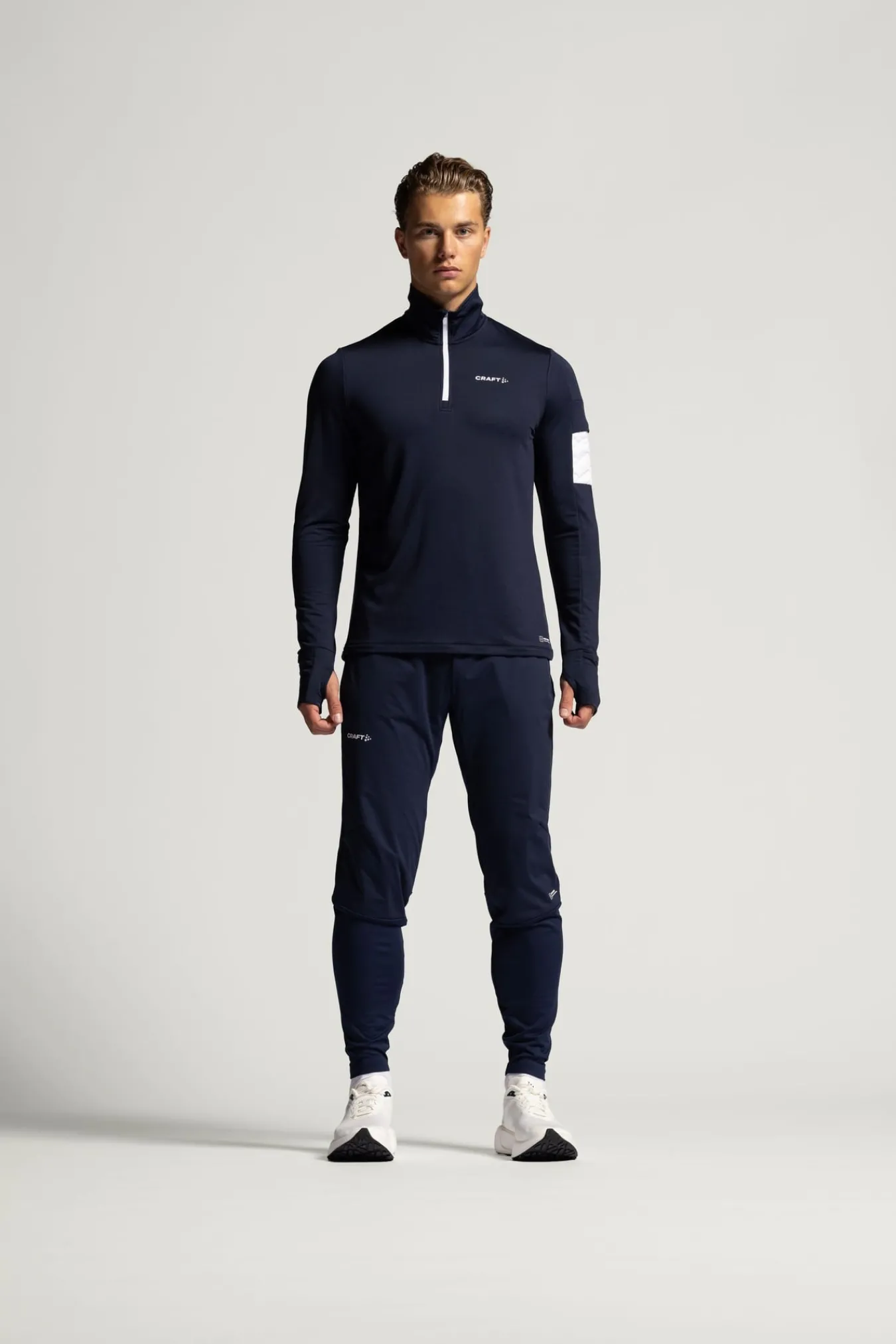 T-Skjorter & Singleter>Craft Sportswear NOR ADV SubZ LS 2 M Blaze/White