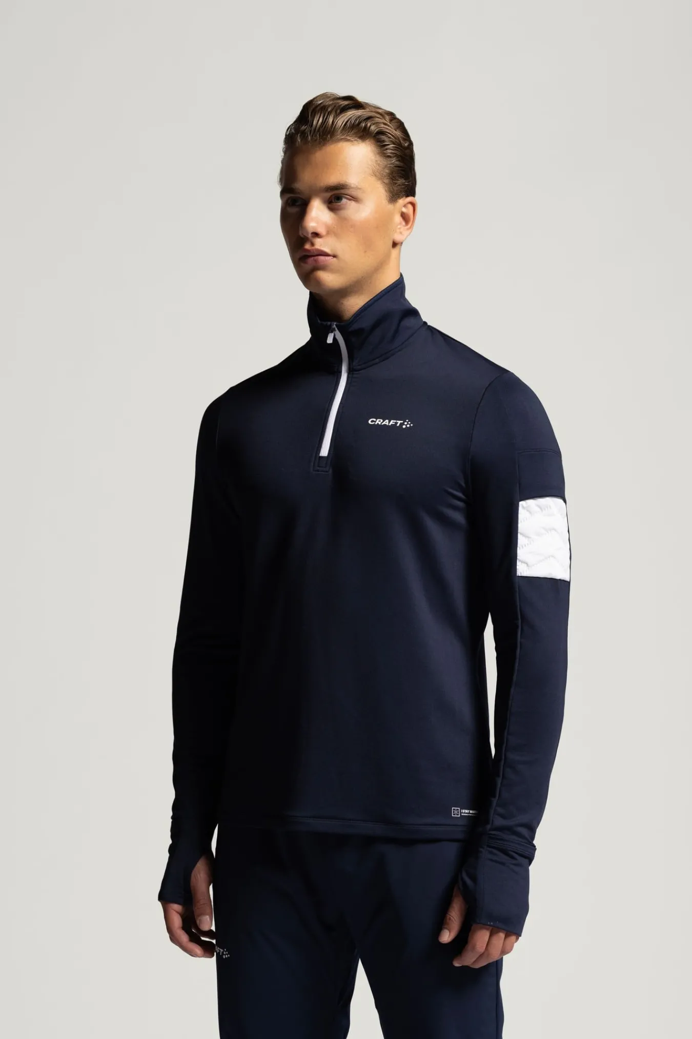 T-Skjorter & Singleter>Craft Sportswear NOR ADV SubZ LS 2 M Blaze/White