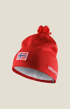Hodeplagg|Hodeplagg>Craft Sportswear NOR Practice Knit Hat Bright Red