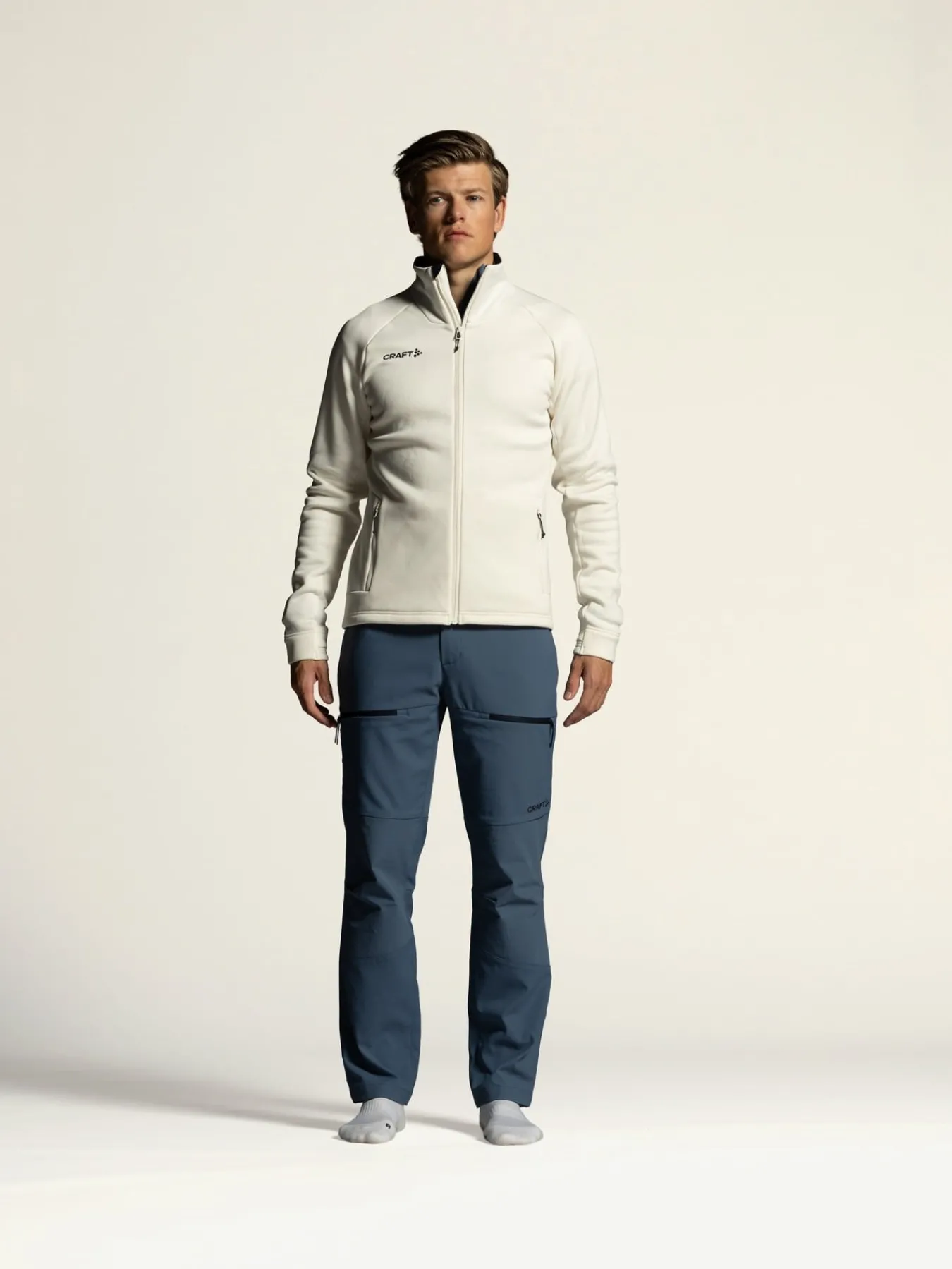 Mellomlag & Fleece|Mellomlag>Craft Sportswear OL Norway Power Fleece Jacket M Tofu