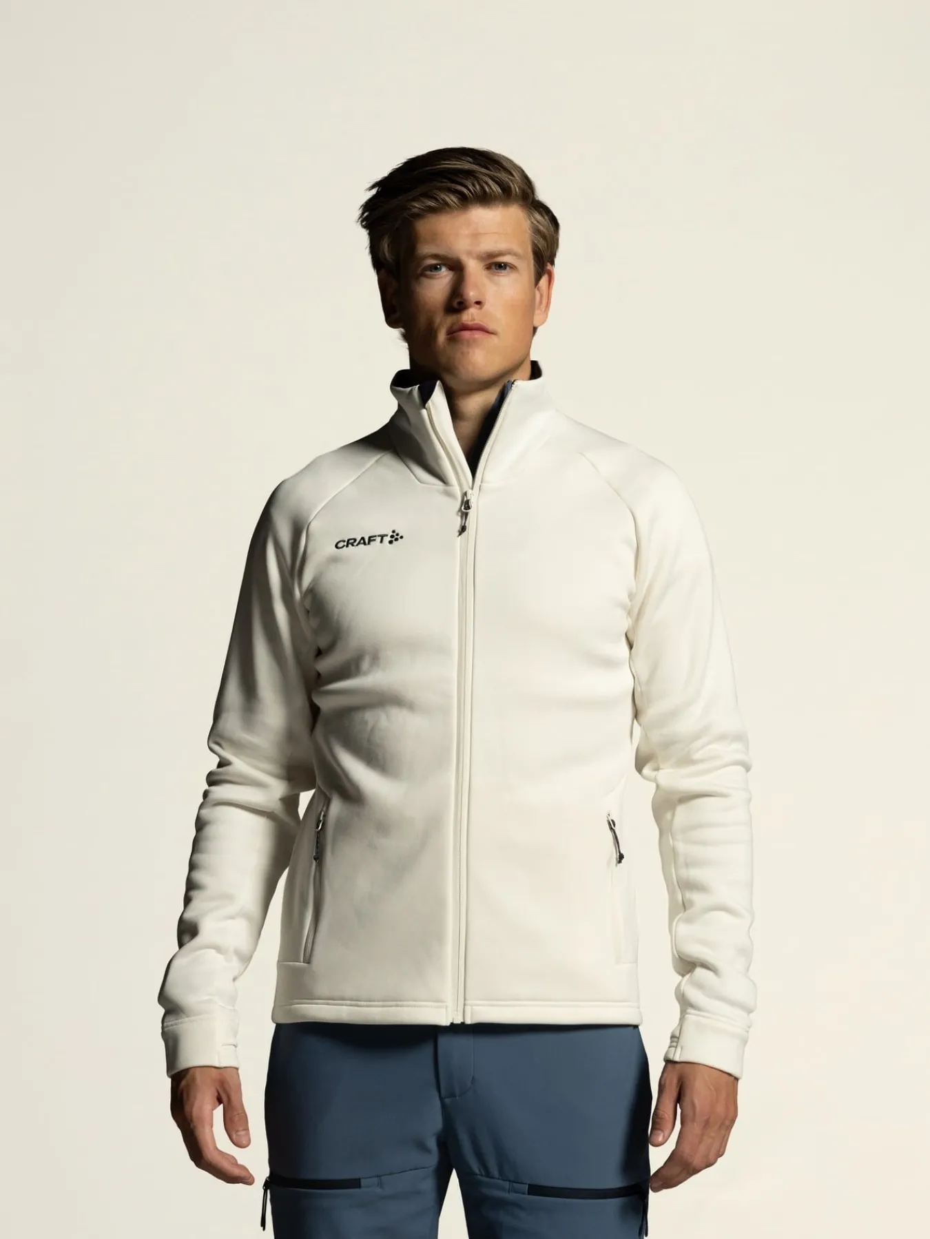 Mellomlag & Fleece|Mellomlag>Craft Sportswear OL Norway Power Fleece Jacket M Tofu