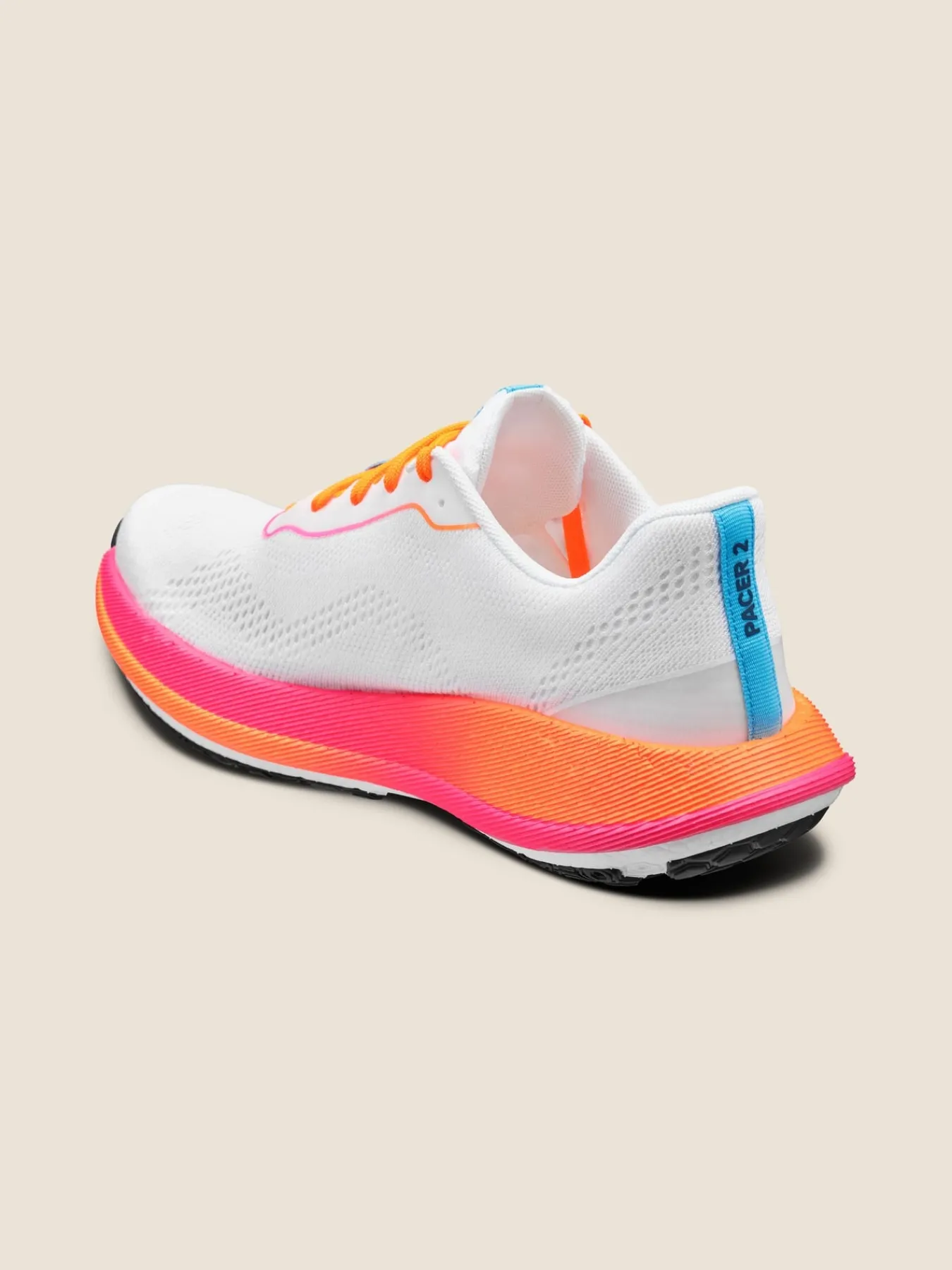 Løpesko Asfalt|Løping>Craft Sportswear Pacer 2 W White/Flourange