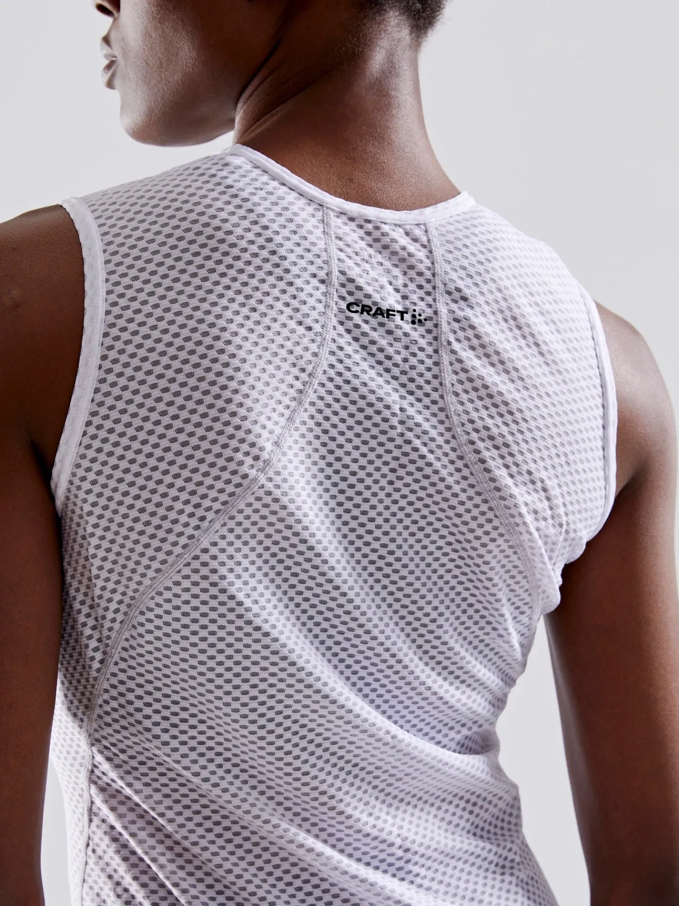 T-Skjorter & Singleter|Ull- & Superundertøy>Craft Sportswear PRO Cool Mesh Superlight Sl W WHITE