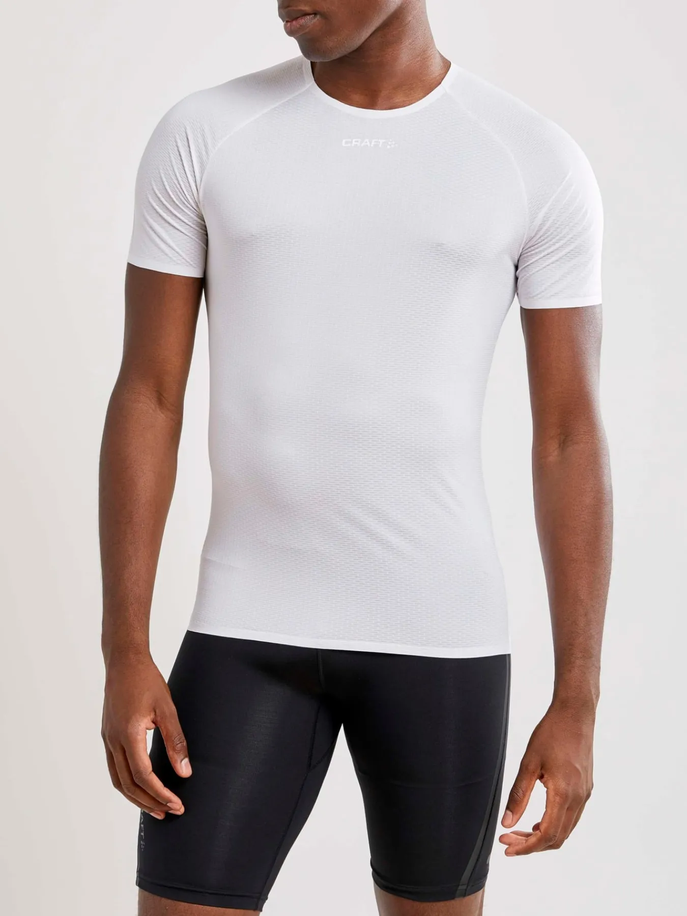 T-Skjorter & Singleter|Ull- & Superundertøy>Craft Sportswear PRO Dry Nanoweight Ss M White