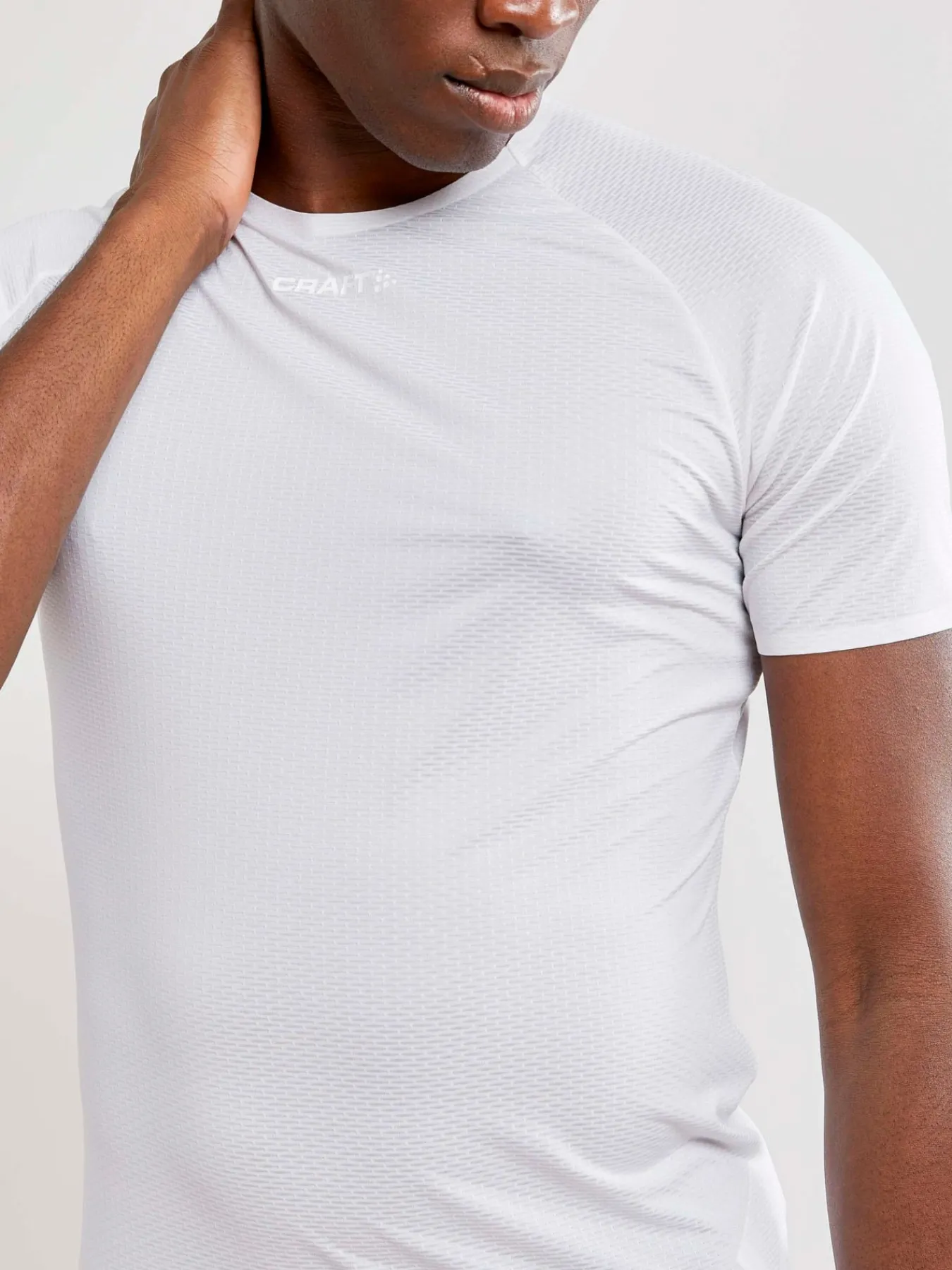 T-Skjorter & Singleter|Ull- & Superundertøy>Craft Sportswear PRO Dry Nanoweight Ss M White