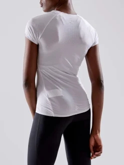T-Skjorter & Singleter|Ull- & Superundertøy>Craft Sportswear PRO Dry Nanoweight Ss W White