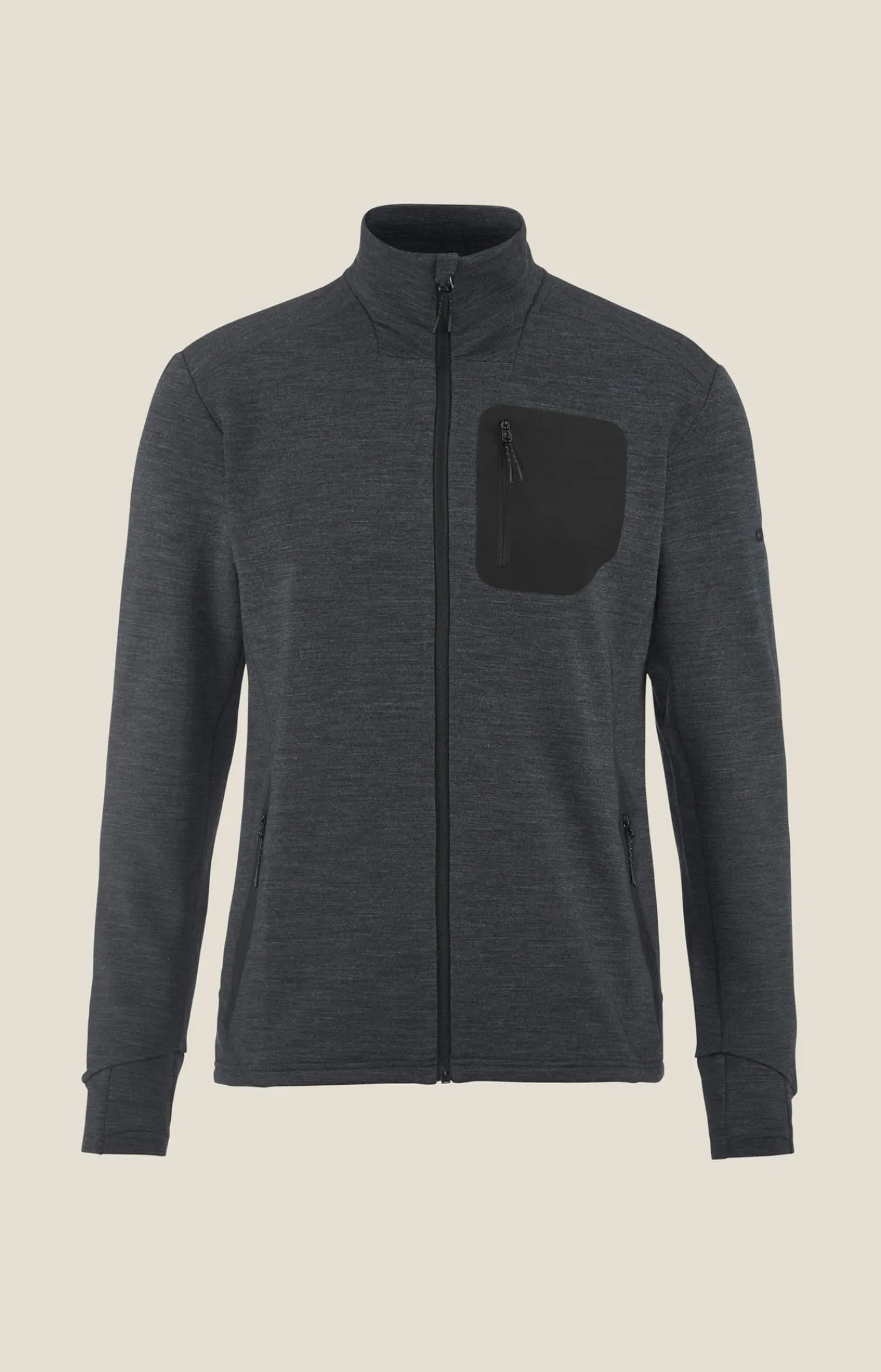 Mellomlag & Fleece|Mellomlag>Craft Sportswear PRO Explore Wool Midlayer M Black Melange