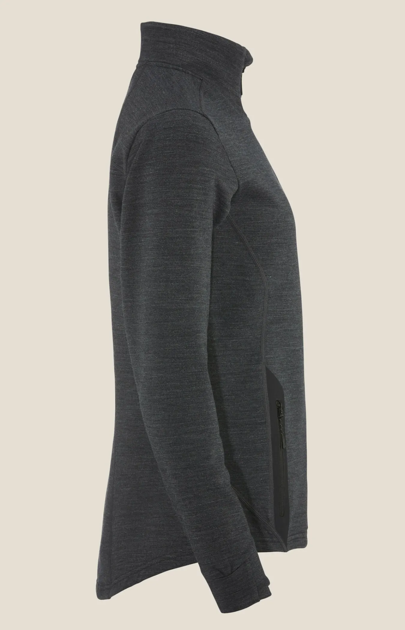 Mellomlag & Fleece|Mellomlag>Craft Sportswear PRO Explore Wool Midlayer W Black Melange