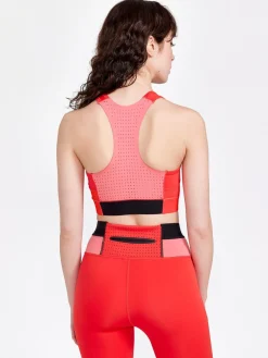T-Skjorter & Singleter|Trening>Craft Sportswear PRO HiT Blocked Sport Top W Reddish-Lavender