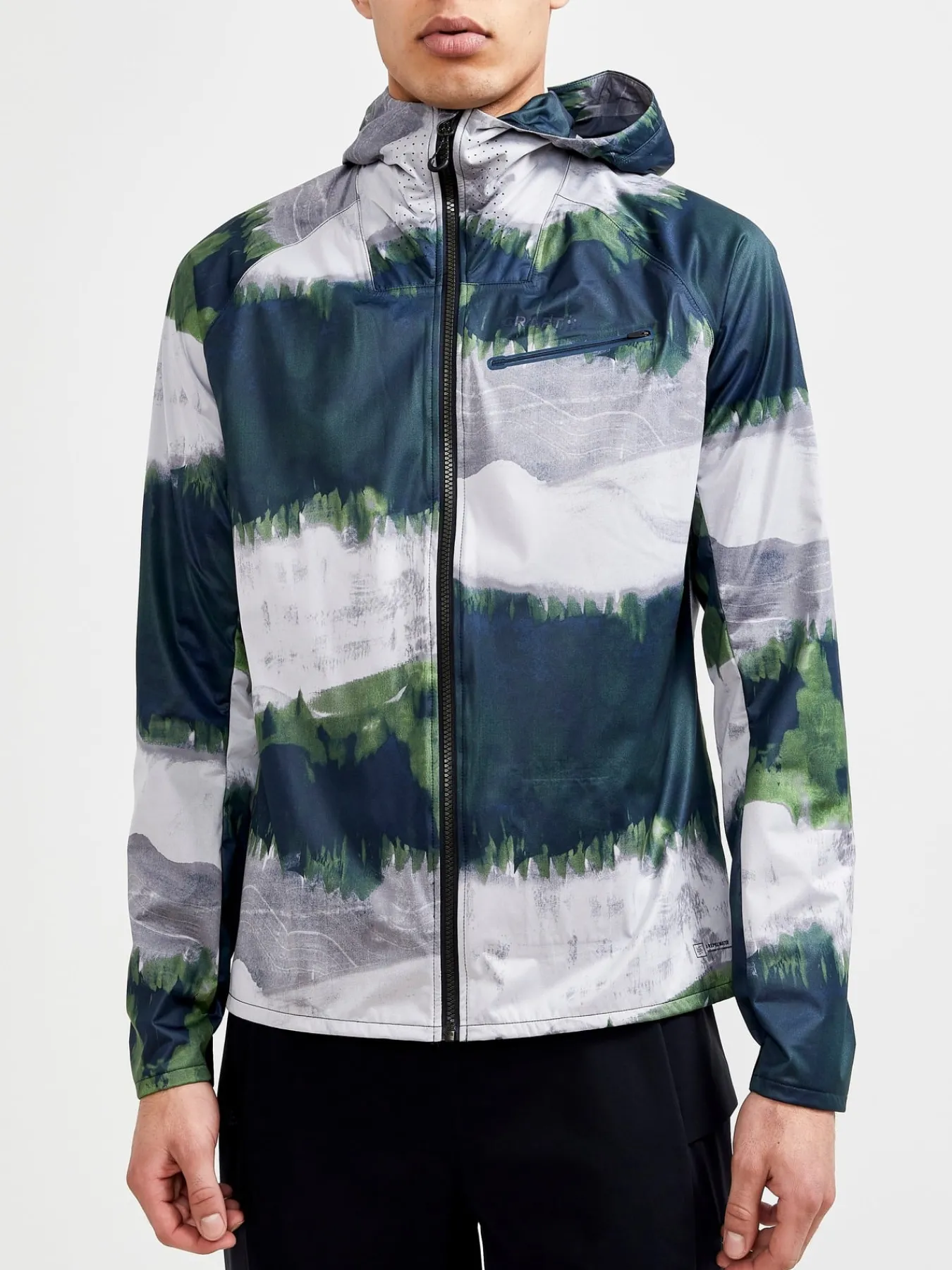 Jakker & Vester|Løping>Craft Sportswear PRO Hydro Jacket 2 M Multi-Cactus