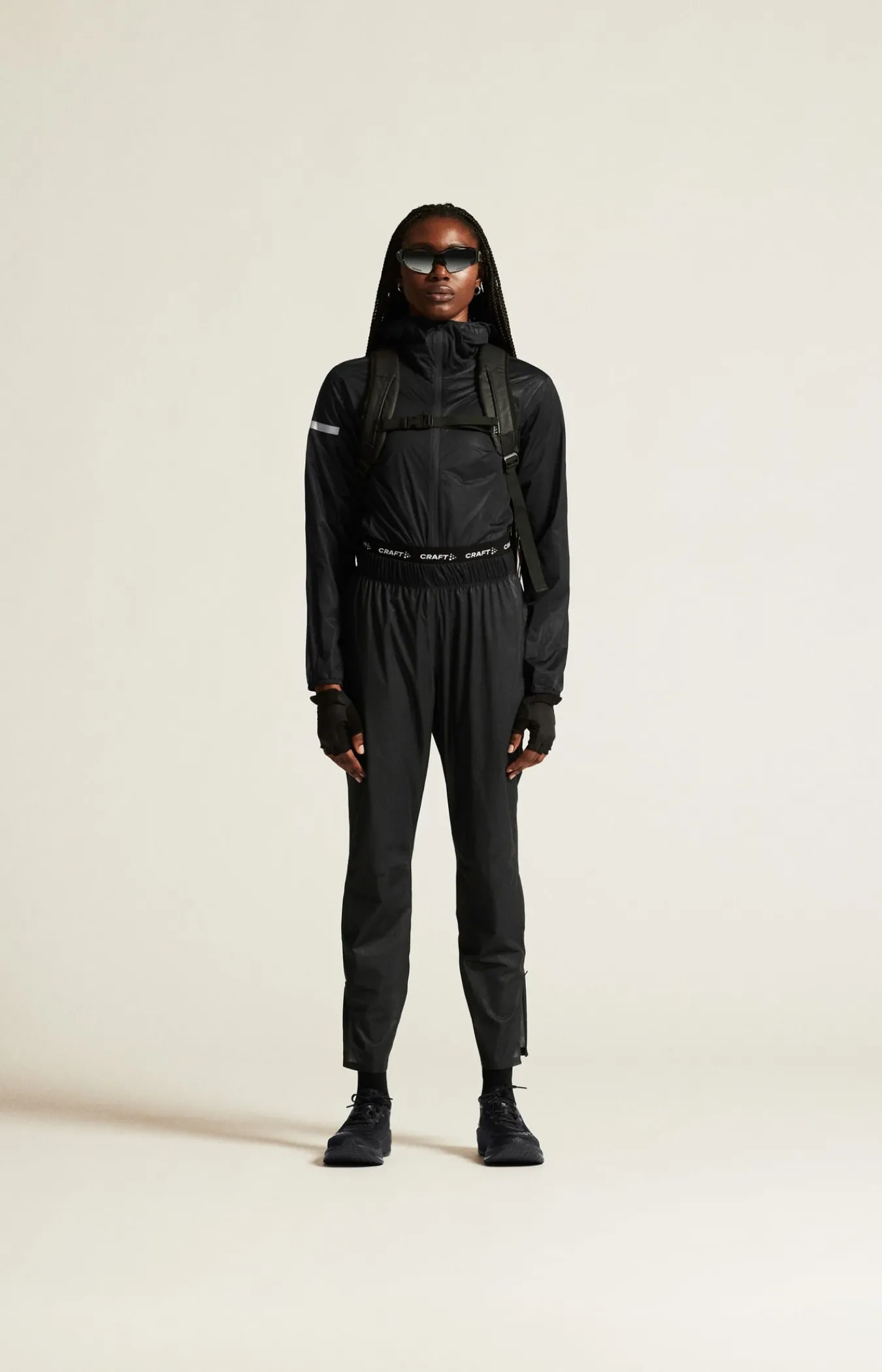 Jakker & Vester|Løping>Craft Sportswear PRO Hydro Lightweight Jacket W Black