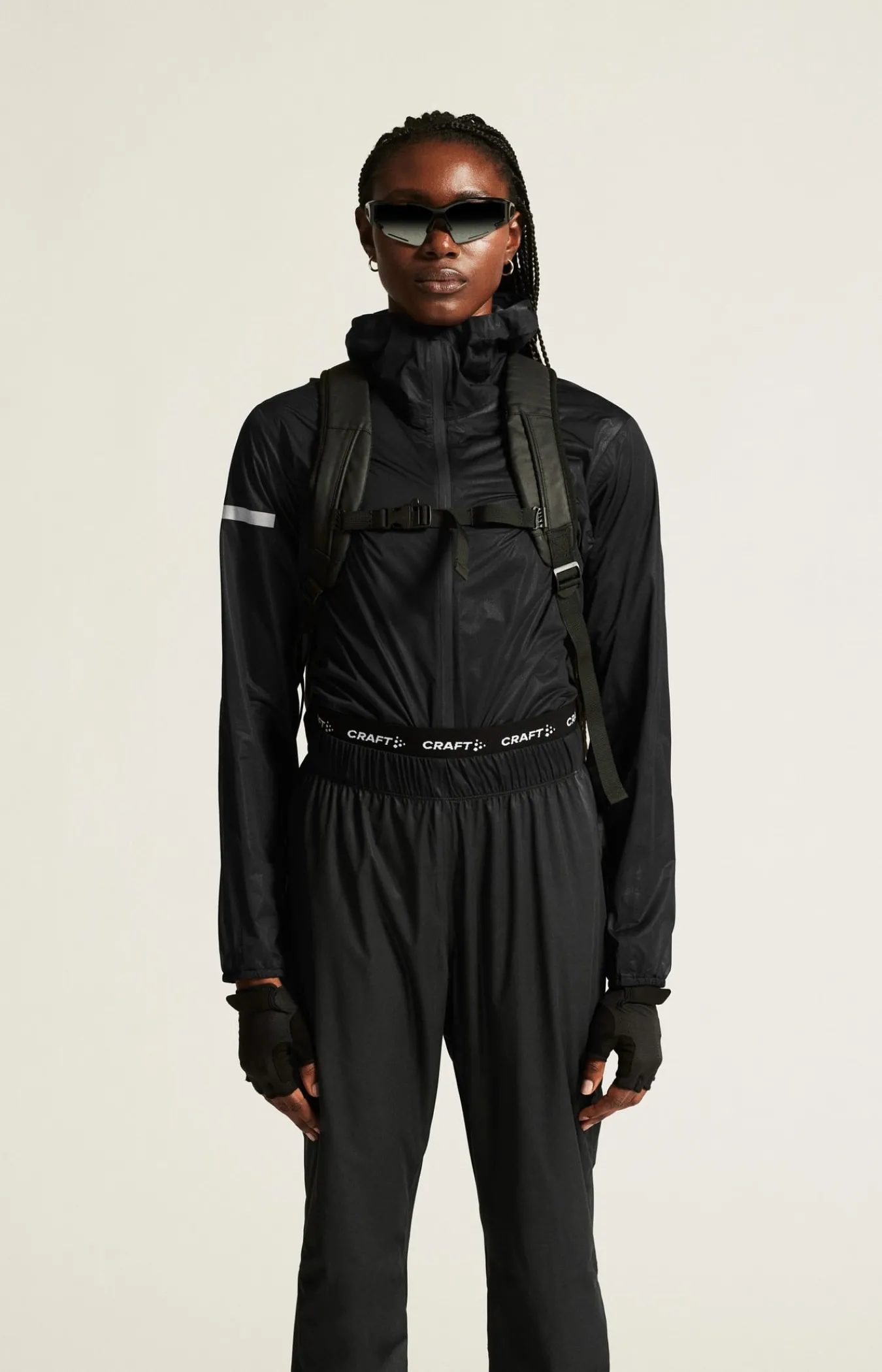 Jakker & Vester|Løping>Craft Sportswear PRO Hydro Lightweight Jacket W Black