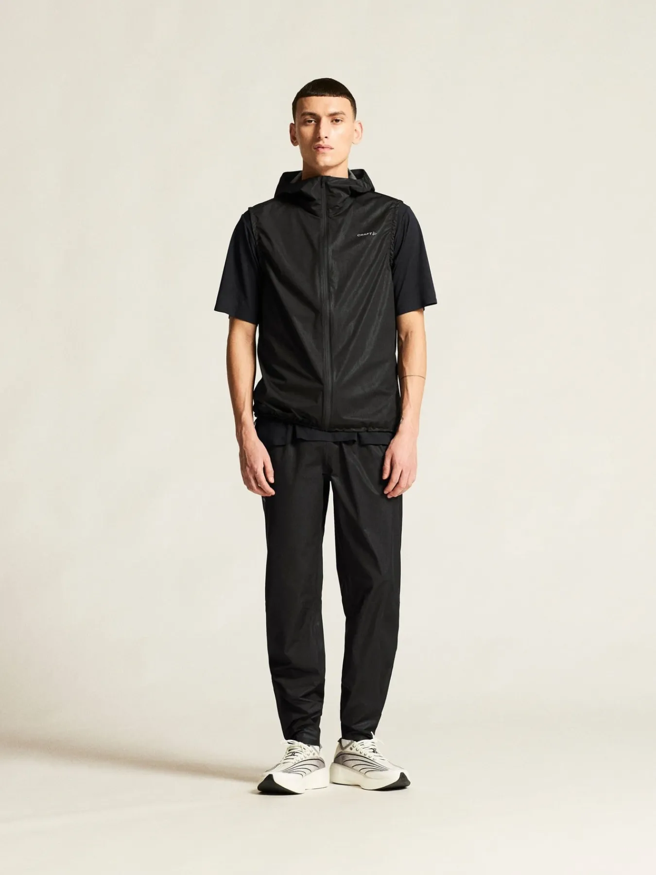 Jakker & Vester|Løping>Craft Sportswear PRO Hydro Lightweight Vest M Black/Black