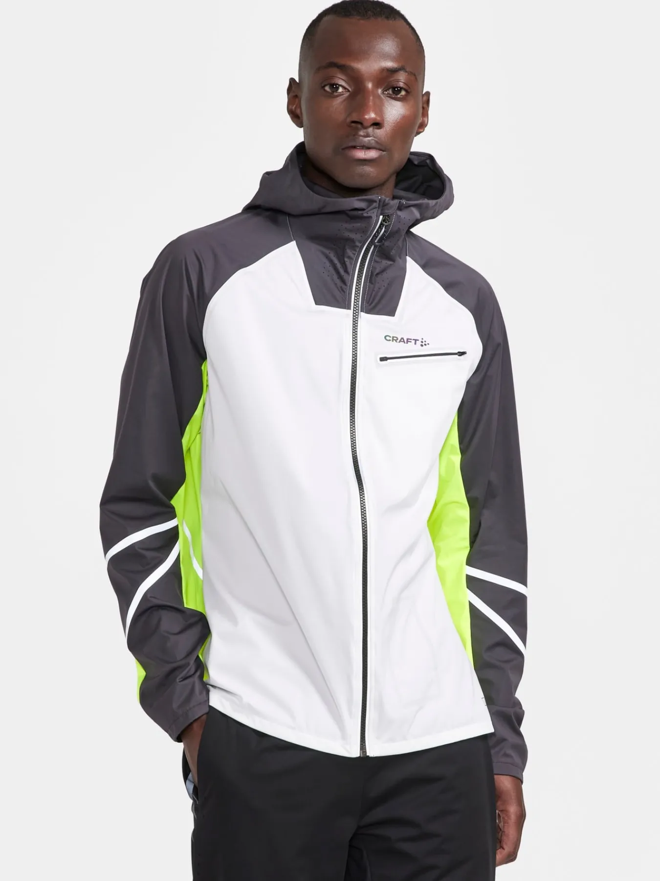Jakker & Vester|Løping>Craft Sportswear PRO Hydro Lumen Jacket 2 M Ash White-Slate