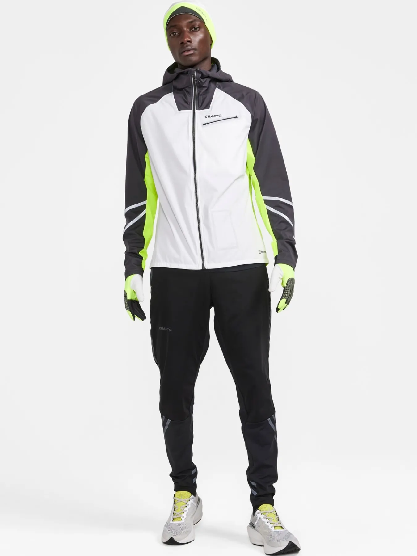 Jakker & Vester|Løping>Craft Sportswear PRO Hydro Lumen Jacket 2 M Ash White-Slate