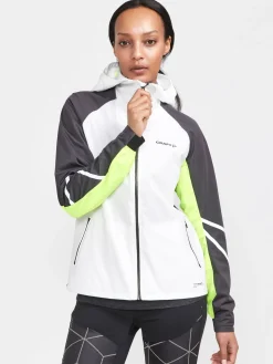 Jakker & Vester|Løping>Craft Sportswear PRO Hydro Lumen Jacket 2 W Ash White-Slate