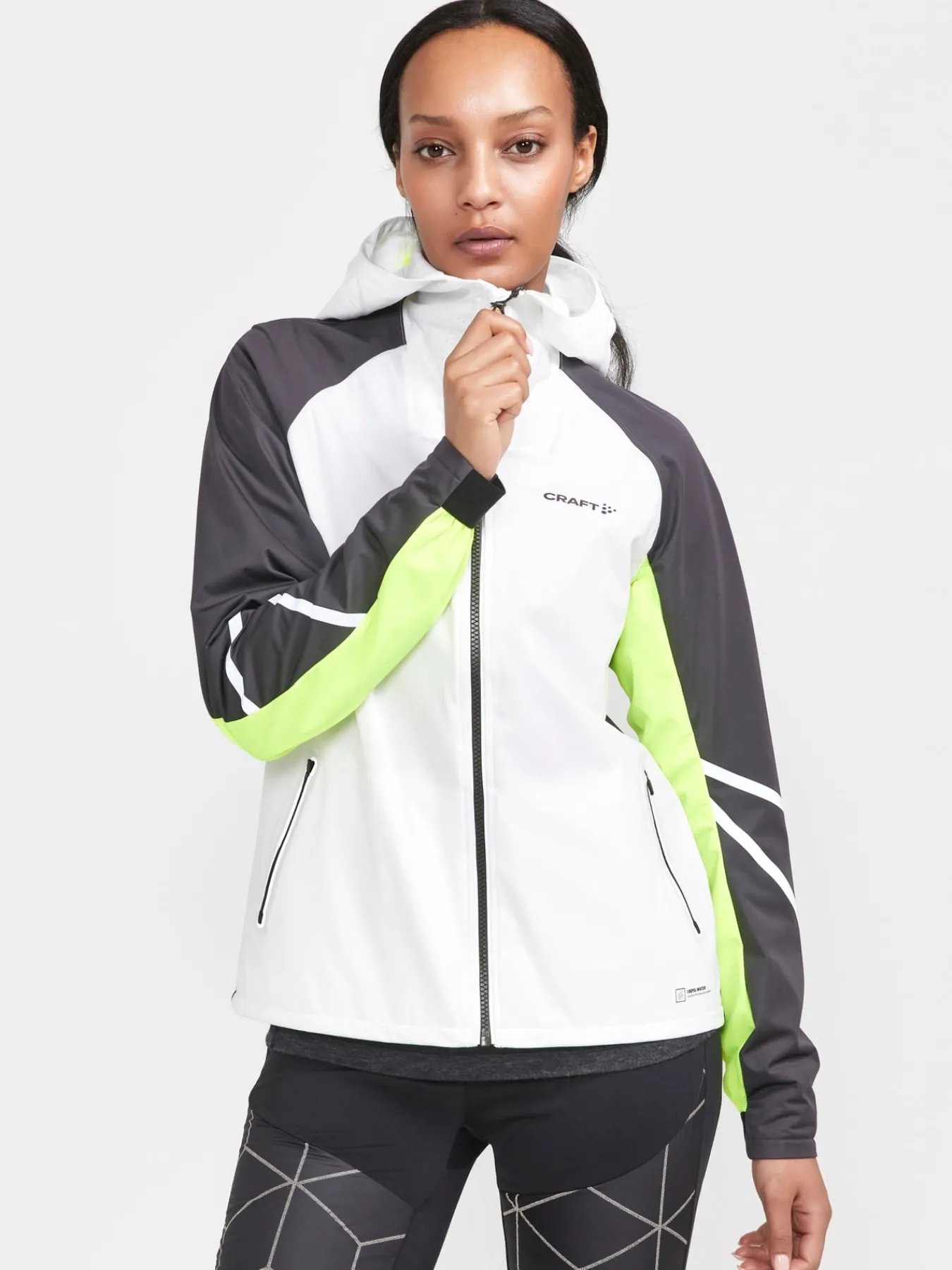 Jakker & Vester|Løping>Craft Sportswear PRO Hydro Lumen Jacket 2 W Ash White-Slate