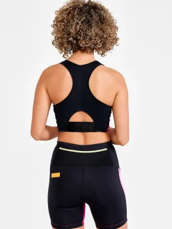 Undertøy|Løping>Craft Sportswear PRO Hypervent Cropped Top W Black-Roxo