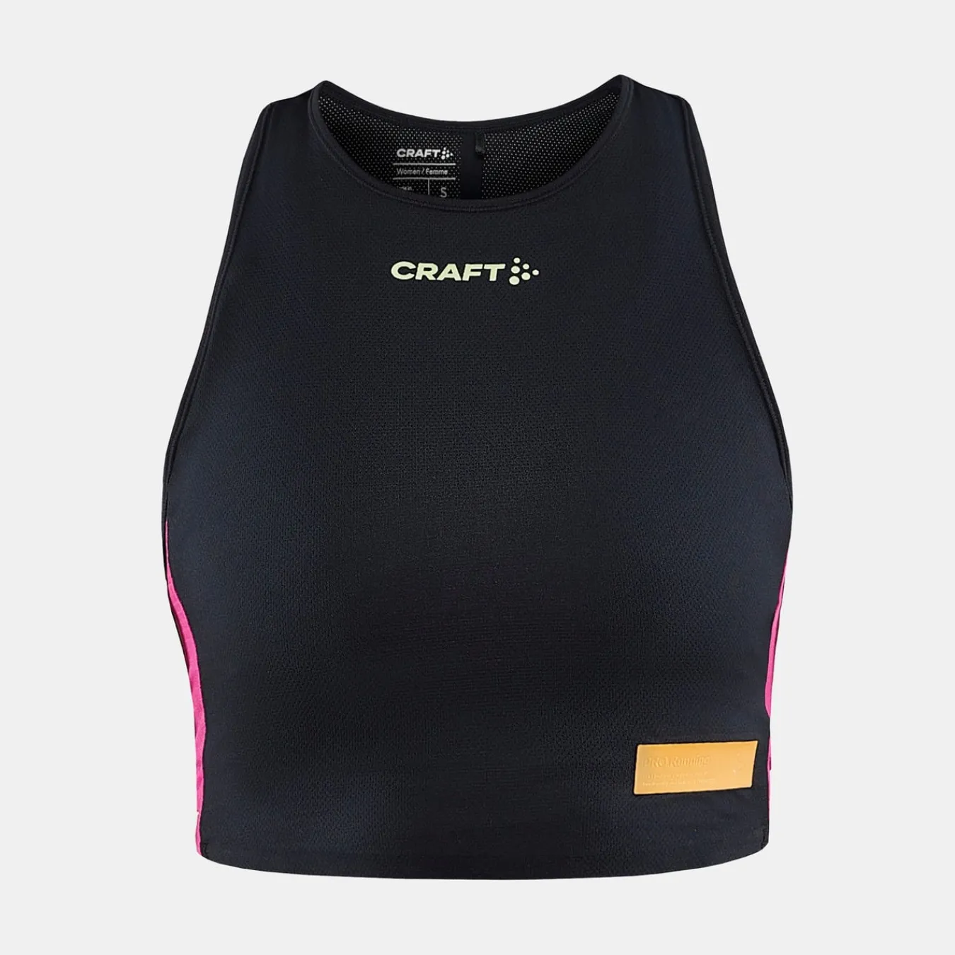 Undertøy|Løping>Craft Sportswear PRO Hypervent Cropped Top W Black-Roxo
