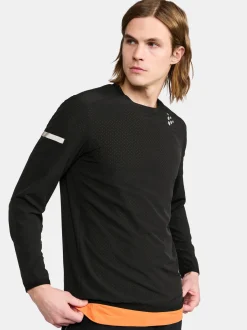 T-Skjorter & Singleter|Løping>Craft Sportswear PRO Hypervent Ls Wind Top 2 M Black