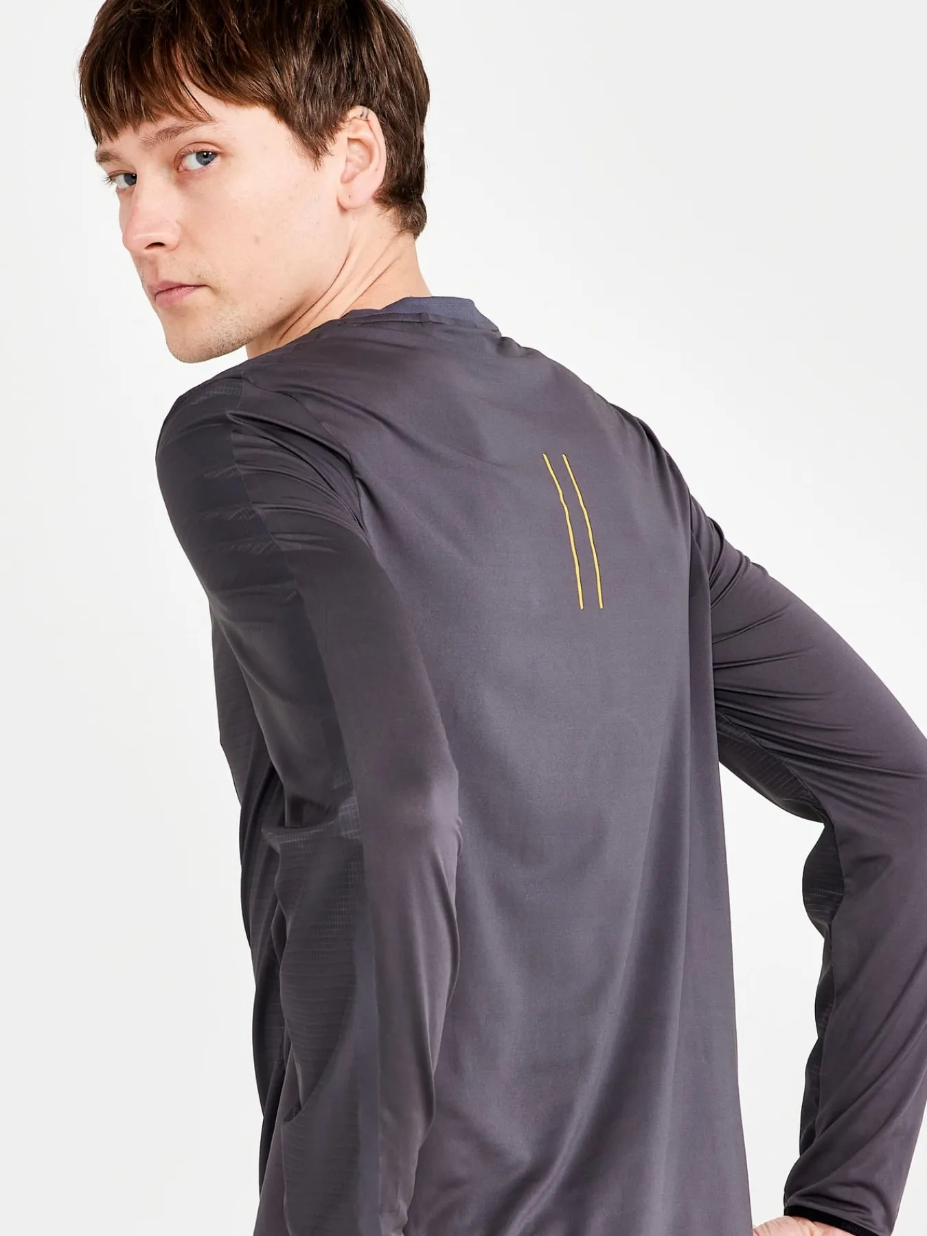 T-Skjorter & Singleter|Løping>Craft Sportswear PRO Hypervent LS Wind Top M Granite-Calm