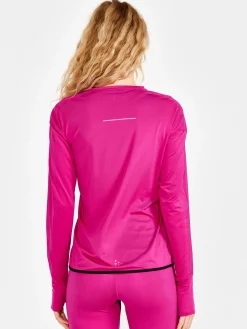 Gensere|Løping>Craft Sportswear PRO Hypervent LS Wind Top W Roxo