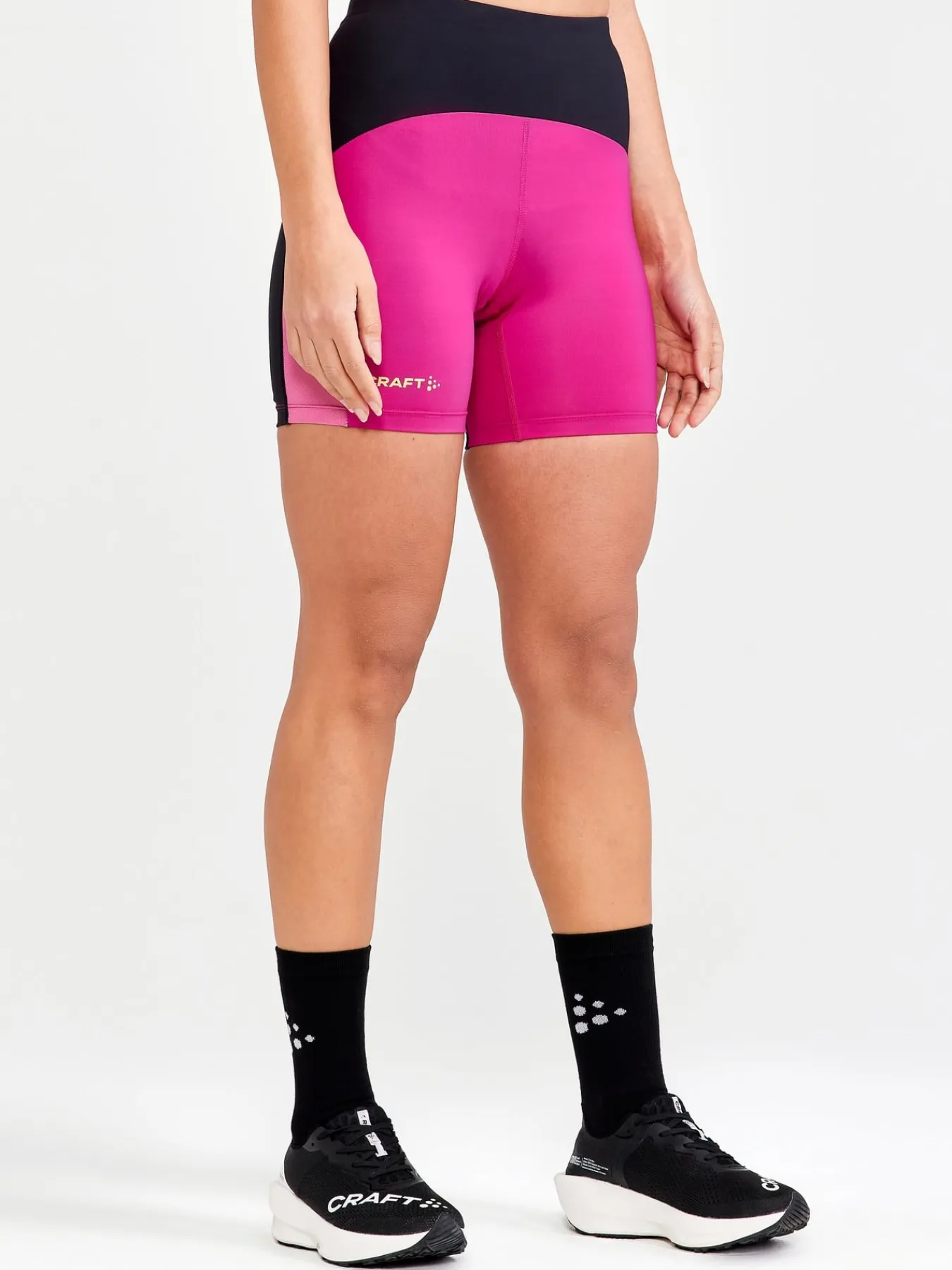 Tights|Løping>Craft Sportswear PRO Hypervent Short Tights W Black-Roxo