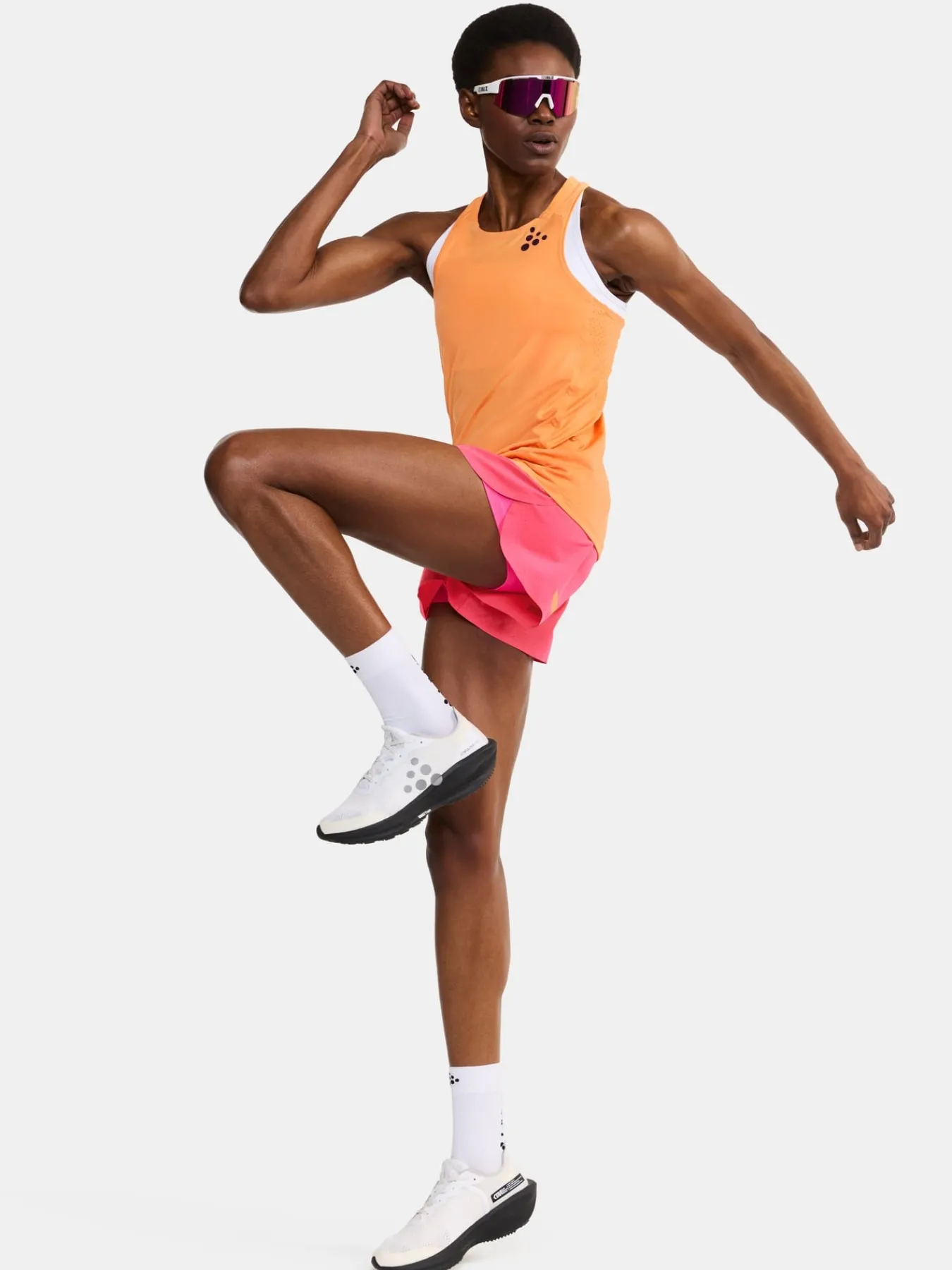T-Skjorter & Singleter|Løping>Craft Sportswear PRO Hypervent Singlet 2 W Sour