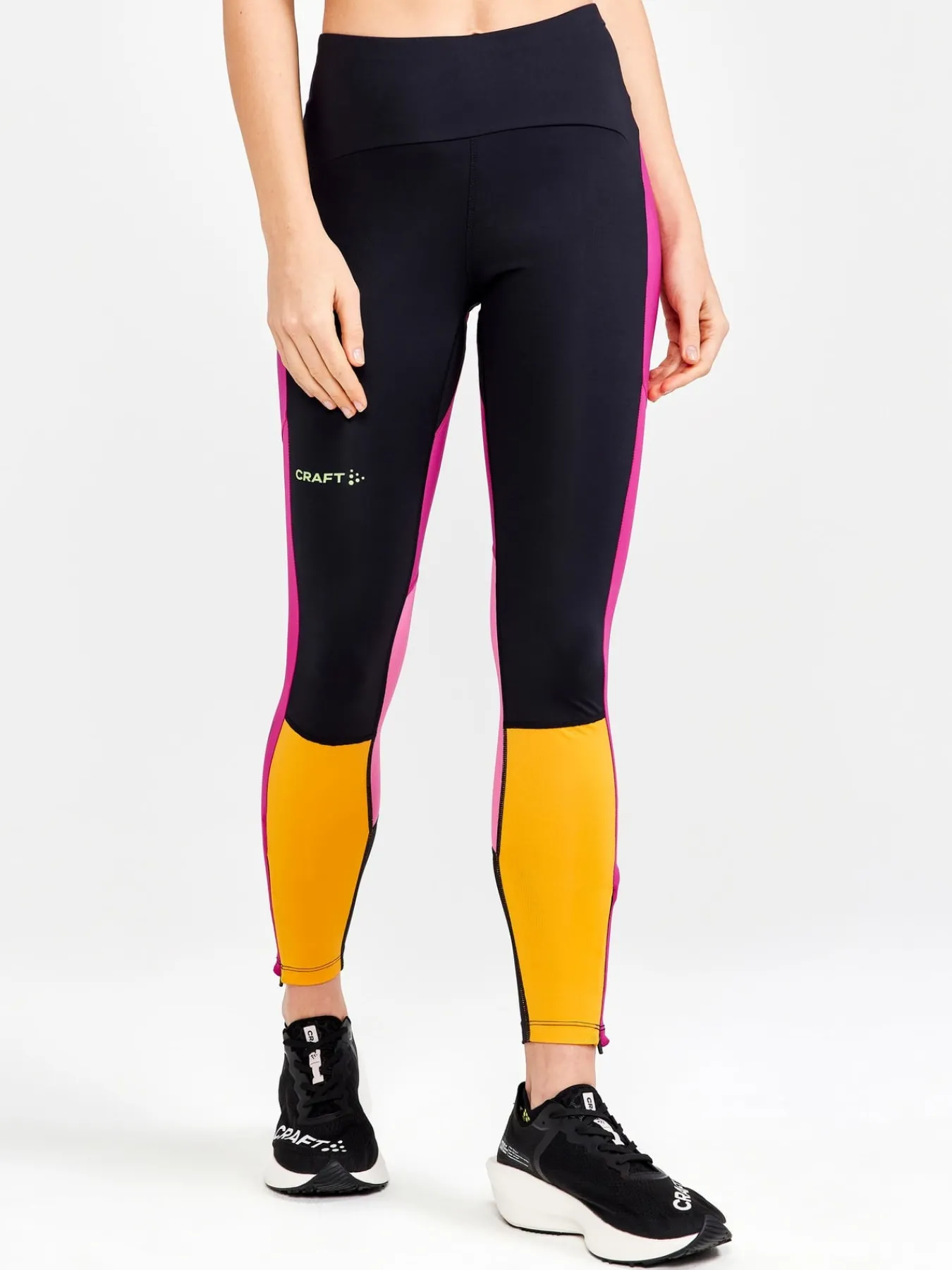 Tights|Løping>Craft Sportswear PRO Hypervent Tights W Black-Roxo