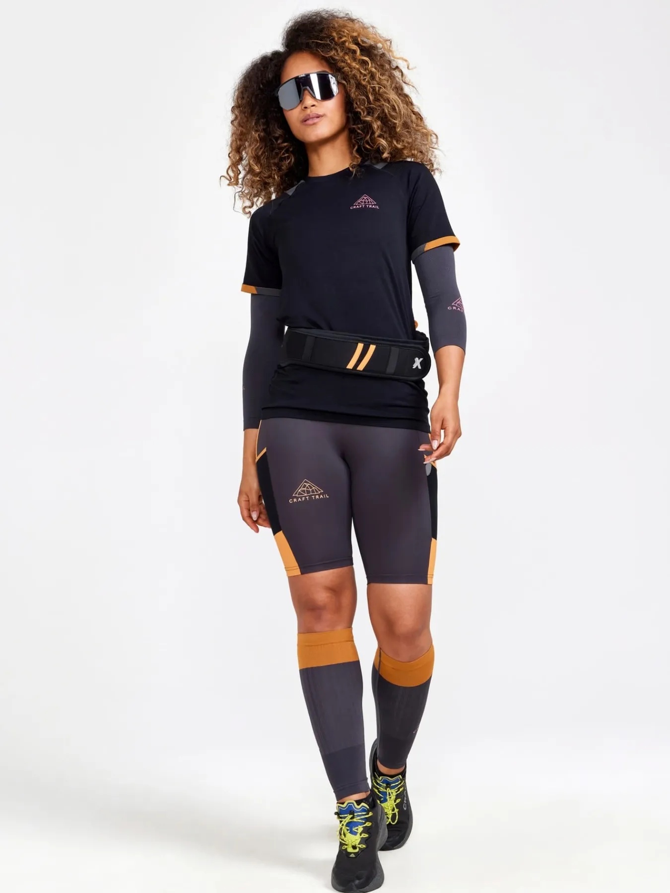 T-Skjorter & Singleter|Løping>Craft Sportswear PRO Trail Fuseknit SS Tee W Slate-Desert