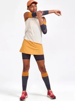Shorts & Skjørt|Løping>Craft Sportswear PRO Trail 2-in-1 Skirt W Desert-Slate