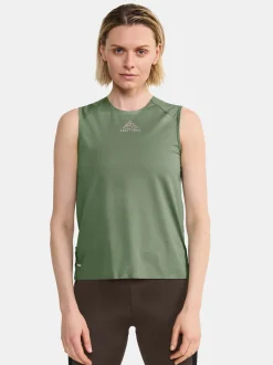 T-Skjorter & Singleter|Løping>Craft Sportswear PRO Trail Singlet W Thyme