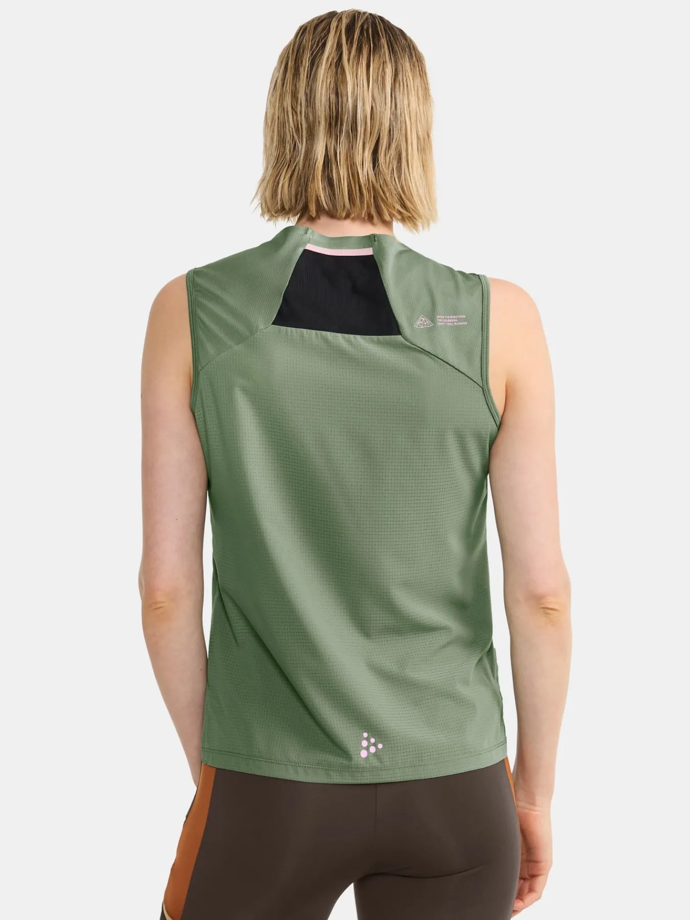 T-Skjorter & Singleter|Løping>Craft Sportswear PRO Trail Singlet W Thyme