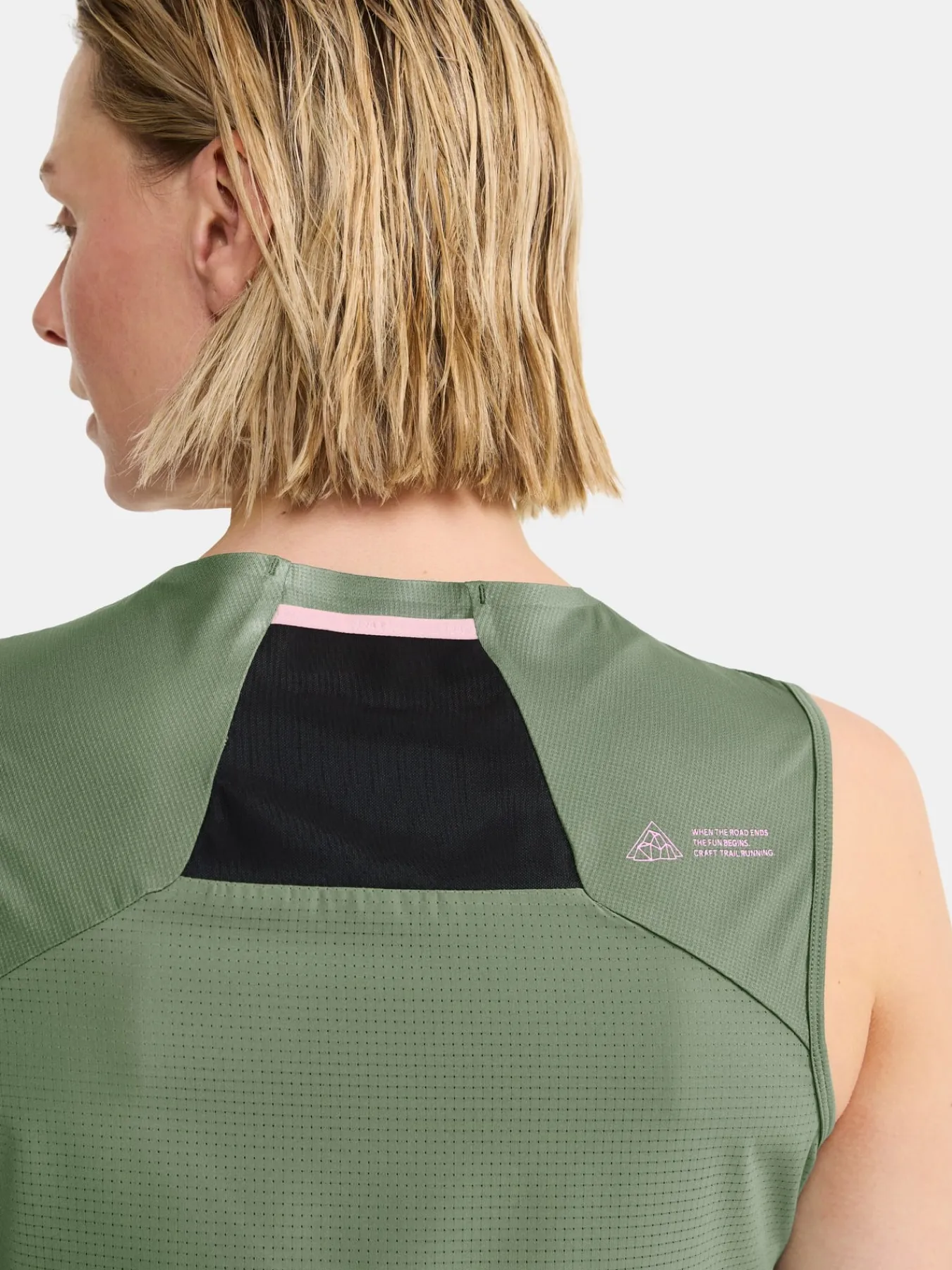 T-Skjorter & Singleter|Løping>Craft Sportswear PRO Trail Singlet W Thyme