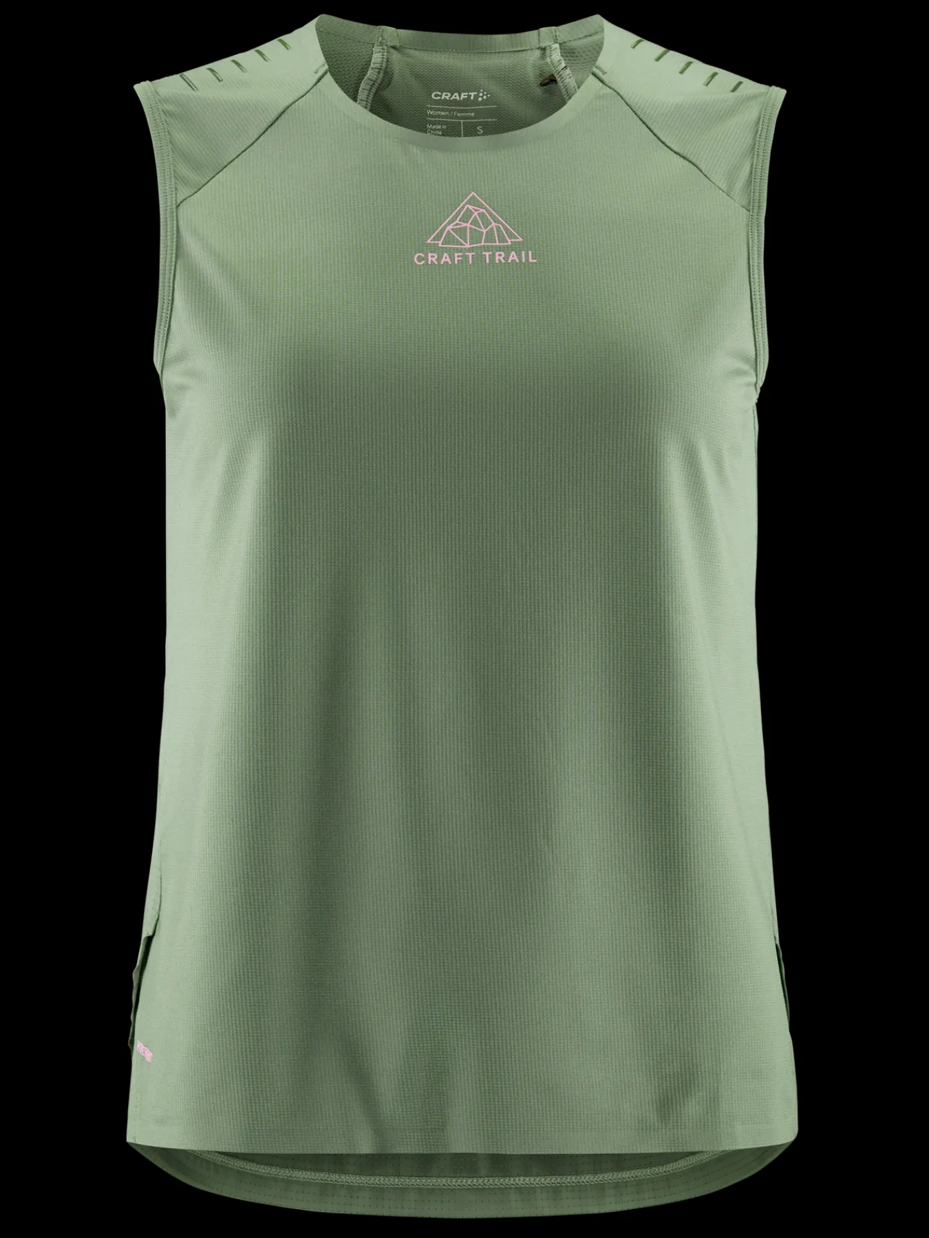 T-Skjorter & Singleter|Løping>Craft Sportswear PRO Trail Singlet W Thyme