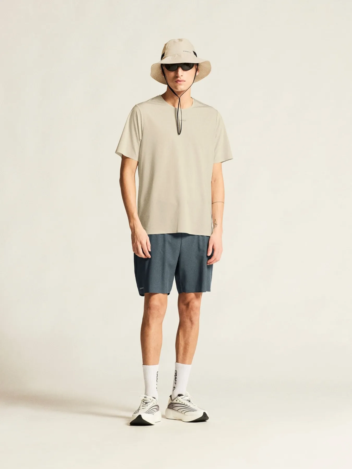 T-Skjorter & Singleter|Løping>Craft Sportswear PRO Trail Ss Tee 2 M Plaster
