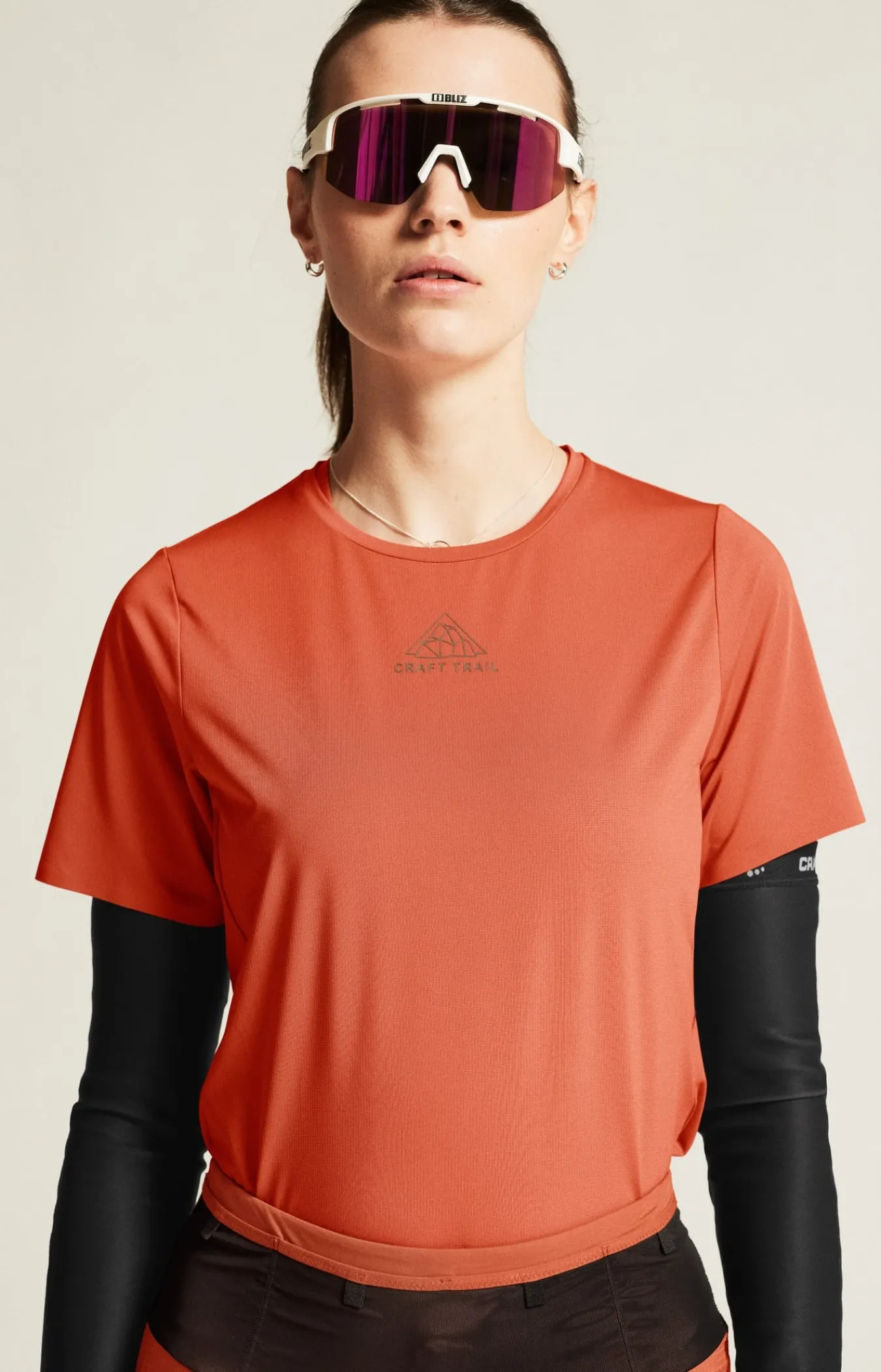 T-Skjorter & Singleter|Løping>Craft Sportswear PRO Trail Ss Tee 2 W Sequoia