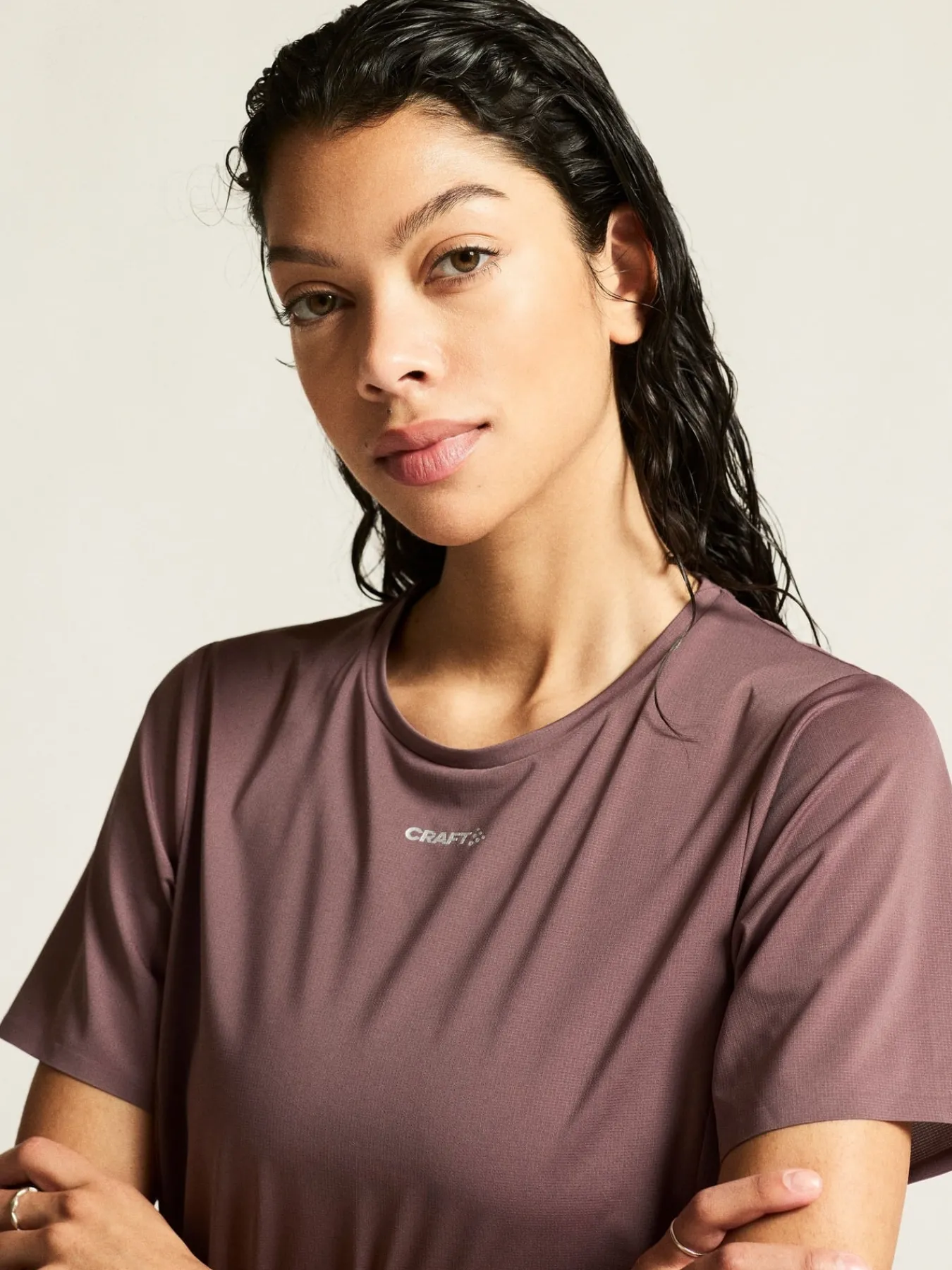 T-Skjorter & Singleter|Løping>Craft Sportswear PRO Trail Ss Tee 2 W Flint