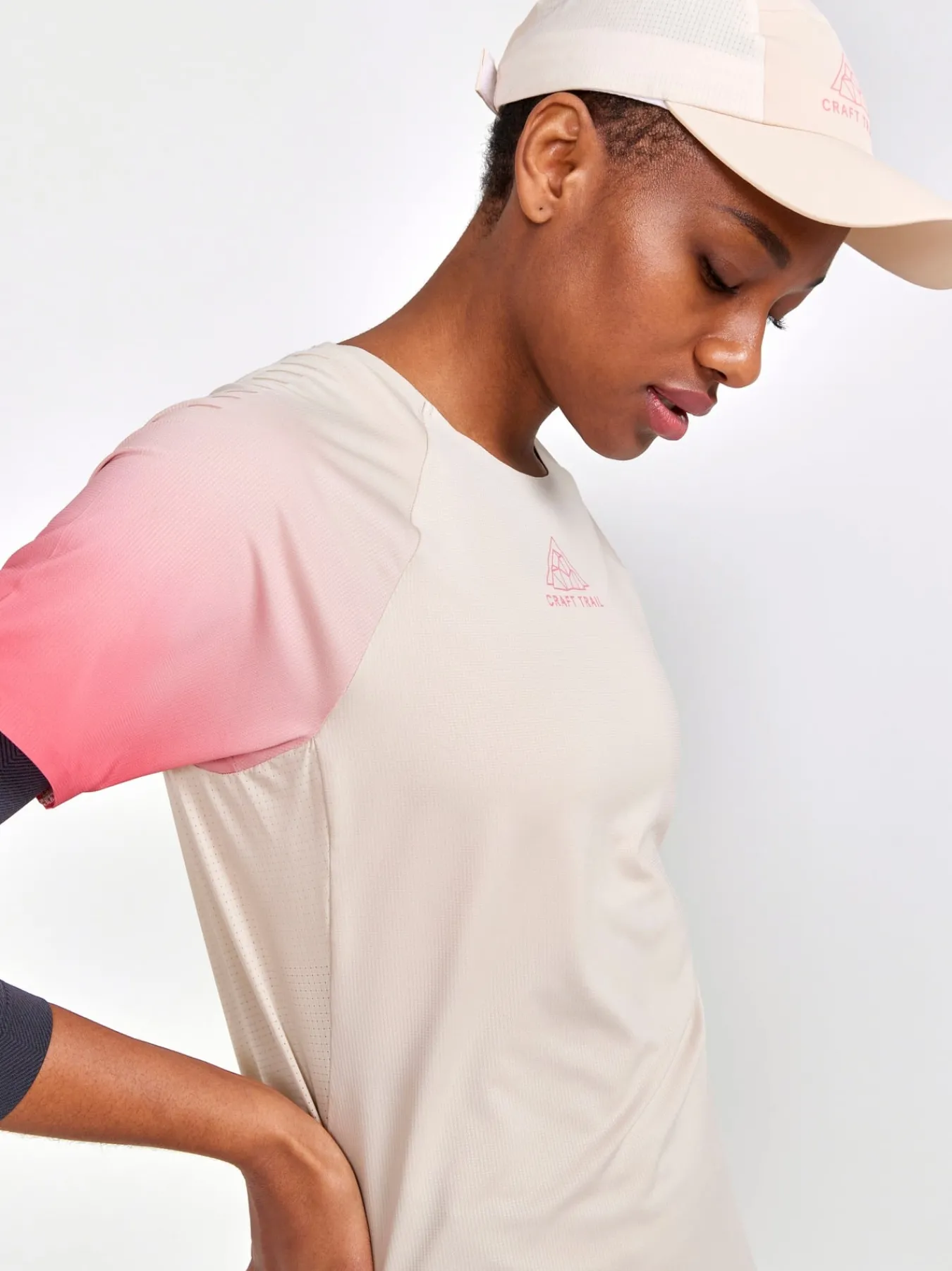 T-Skjorter & Singleter|Løping>Craft Sportswear PRO Trail SS Tee W Ecru-Multi