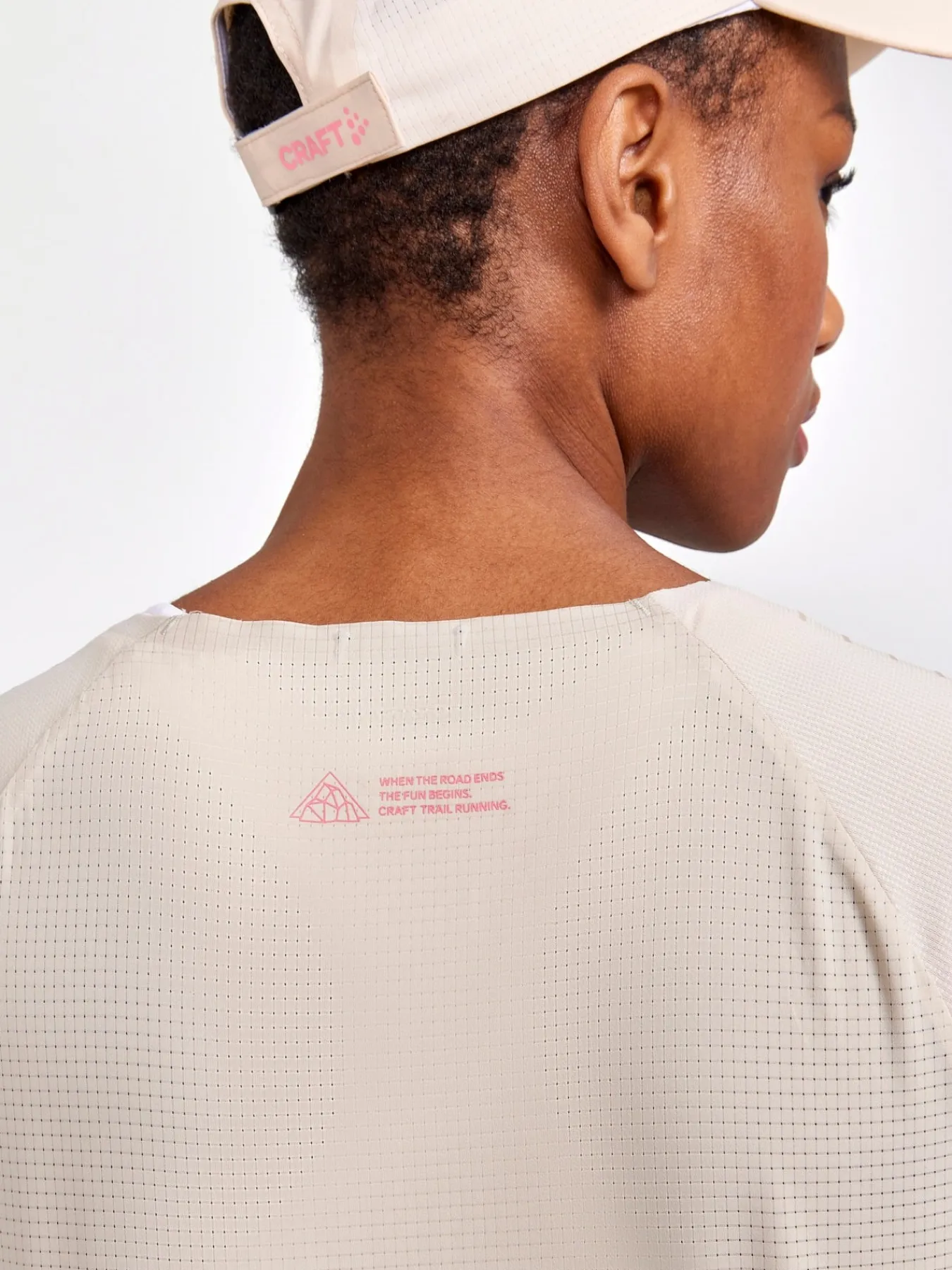 T-Skjorter & Singleter|Løping>Craft Sportswear PRO Trail SS Tee W Ecru-Multi