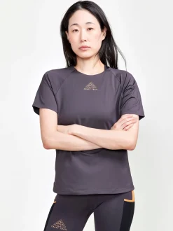 T-Skjorter & Singleter|Løping>Craft Sportswear PRO Trail SS Tee W Slate