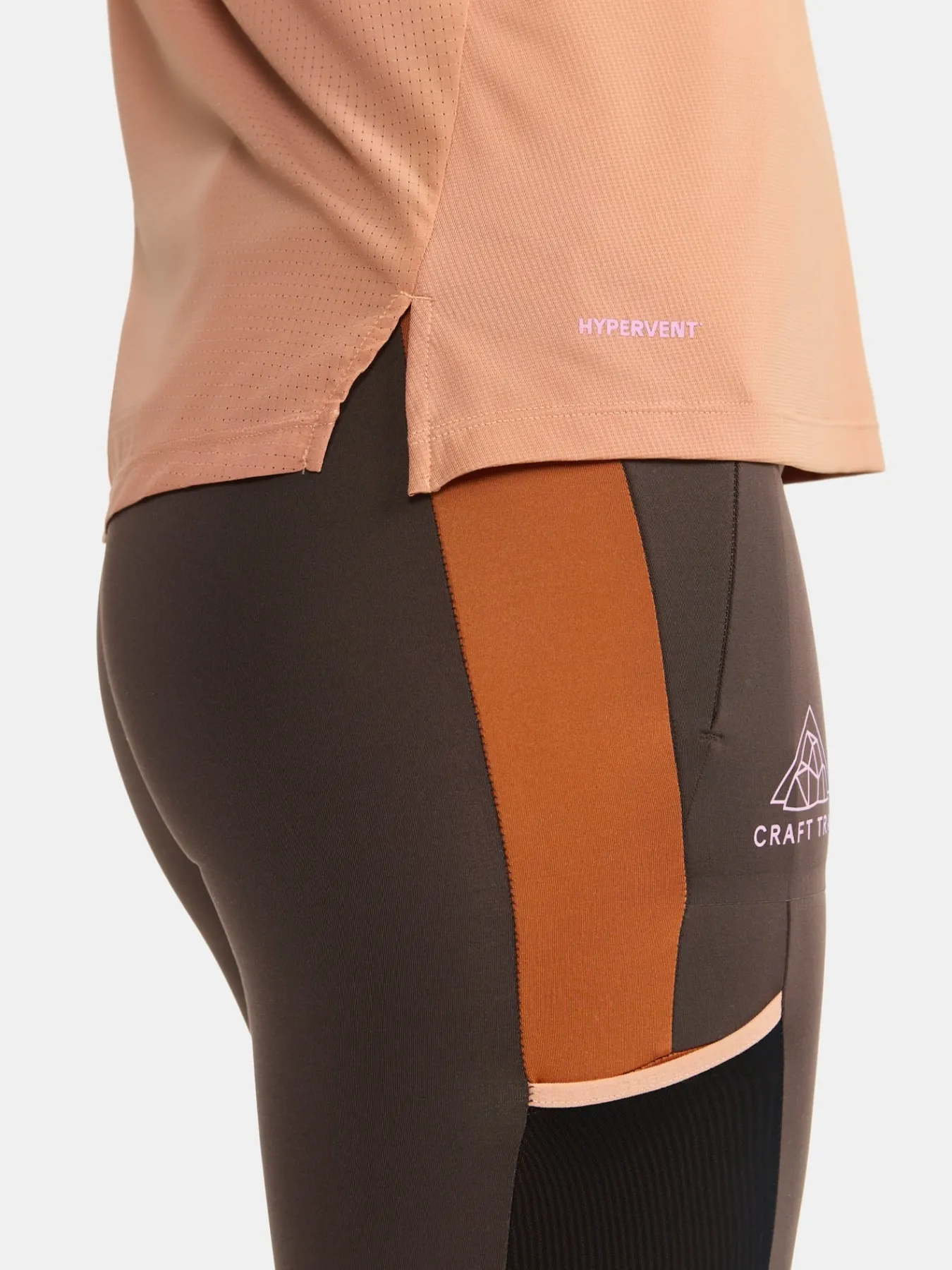 T-Skjorter & Singleter|Løping>Craft Sportswear PRO Trail SS Tee W Cliff-Mud