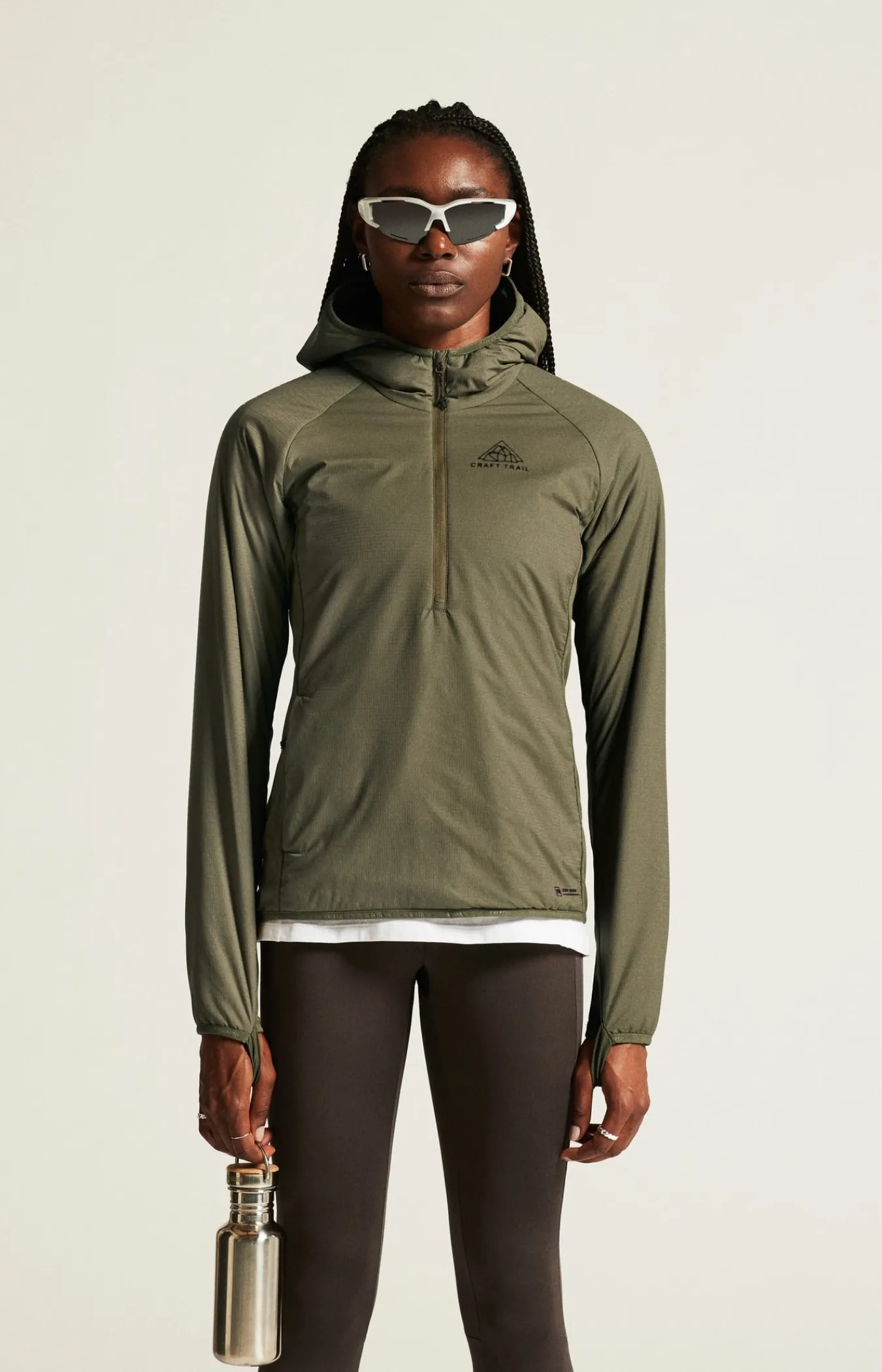 Jakker & Vester|Løping>Craft Sportswear PRO Trail SubZ Padded Hood W Rift