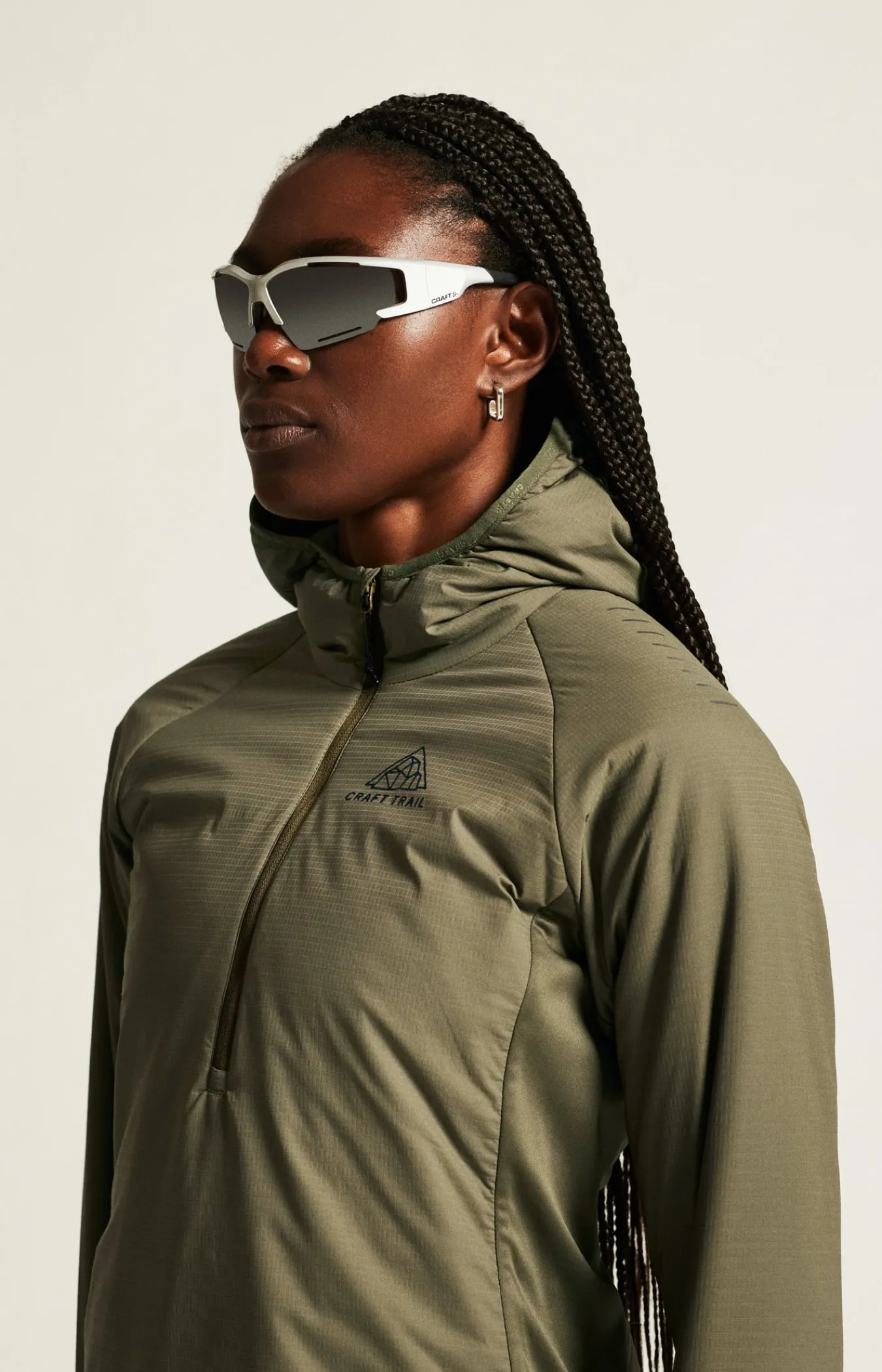 Jakker & Vester|Løping>Craft Sportswear PRO Trail SubZ Padded Hood W Rift
