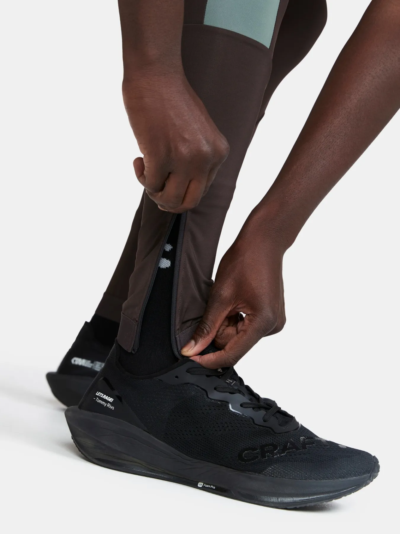 Tights|Løping>Craft Sportswear PRO Trail Tights M Slate-Thyme