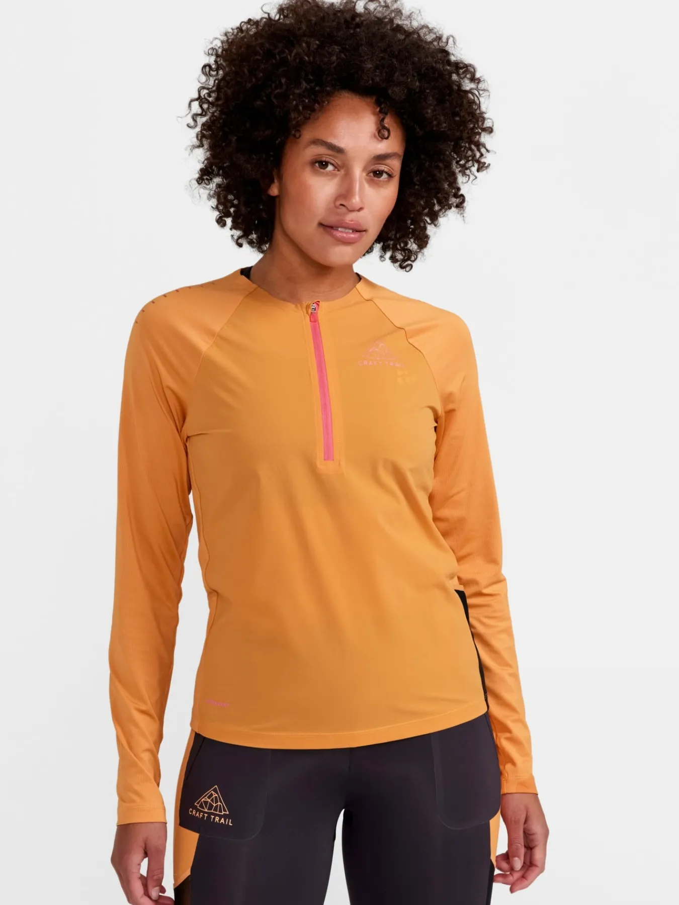 Gensere|Løping>Craft Sportswear PRO Trail Wind LS Tee W Desert