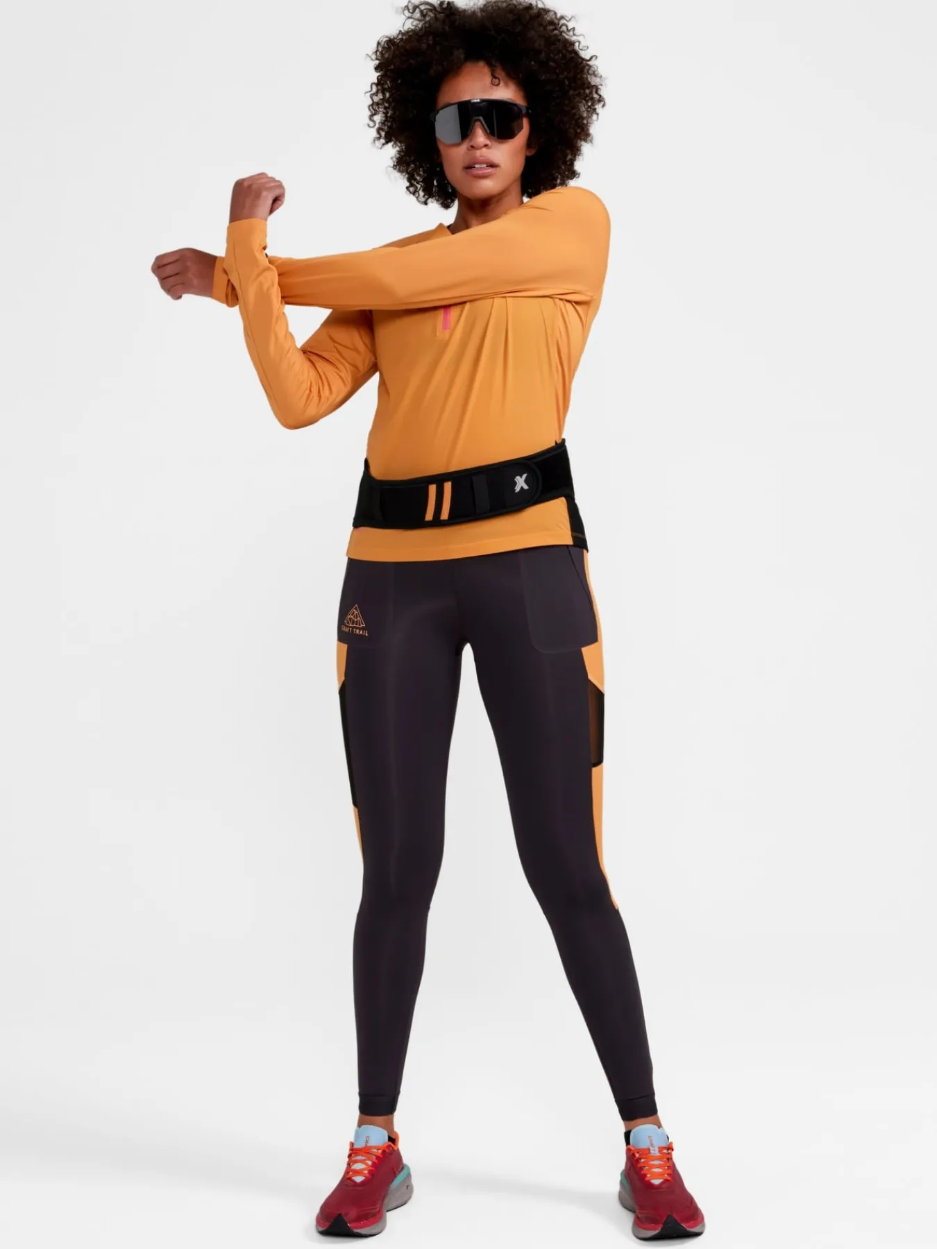 Gensere|Løping>Craft Sportswear PRO Trail Wind LS Tee W Desert