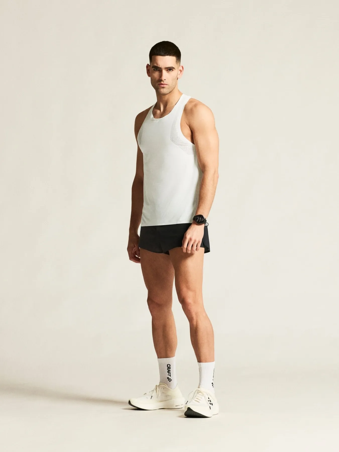 T-Skjorter & Singleter|Løping>Craft Sportswear Race Day Singlet 2 M White